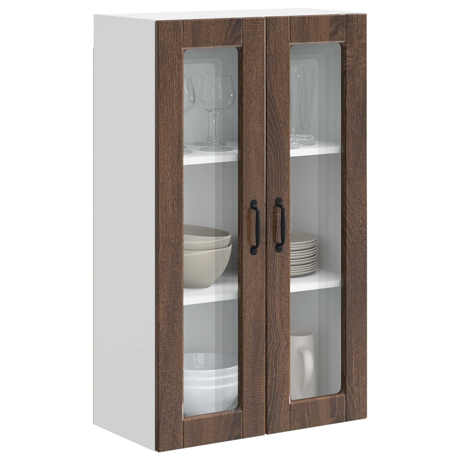 Virtuves skapis ar plauktu Brūns ozols 60 x 31 x 100 cm