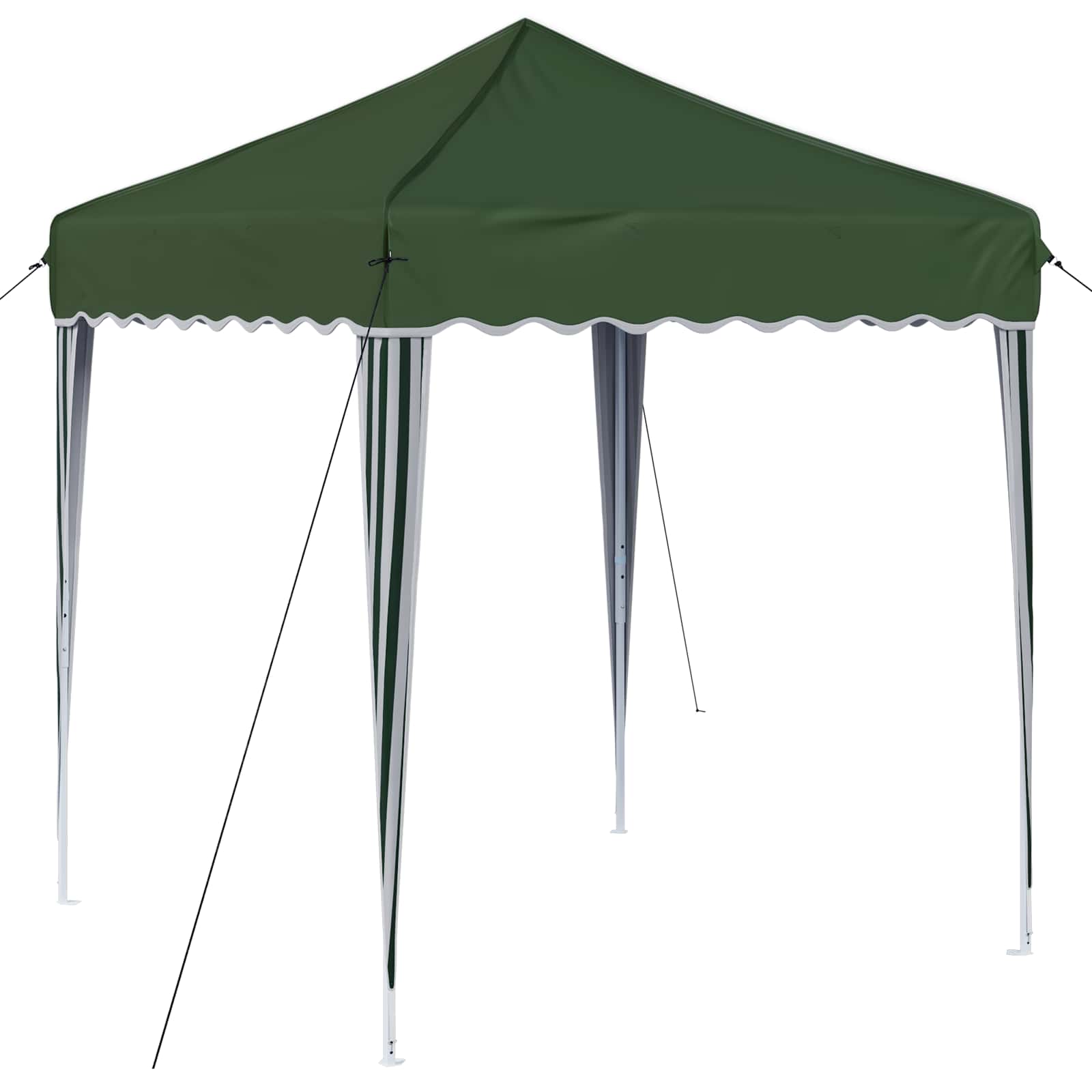 Pop-up Party Tent Green 195 x 195 x 245 cm
