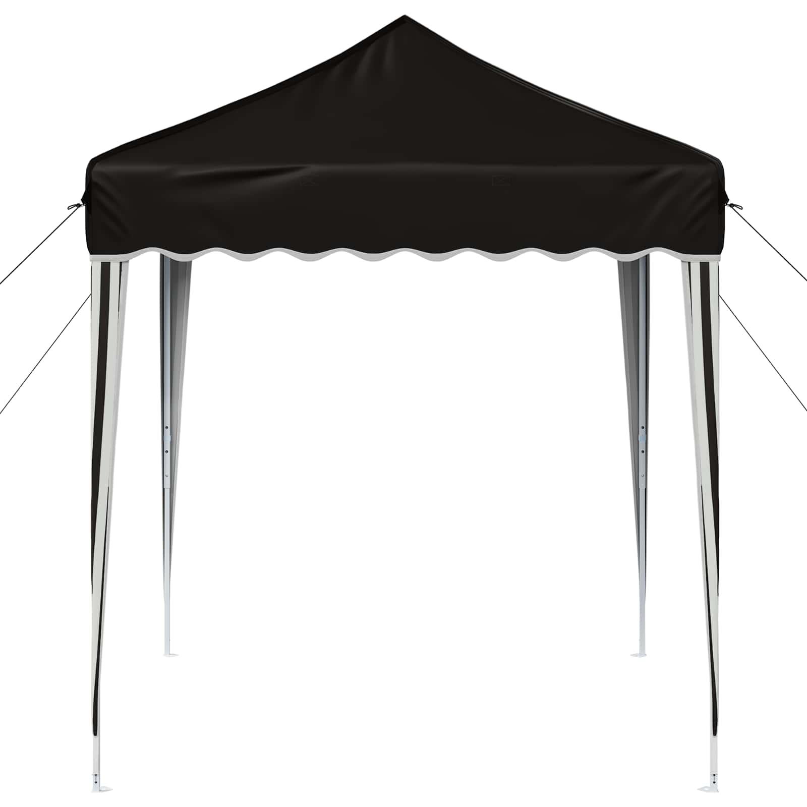 Pop-up svētku telts melna 195 x 195 x 245 cm