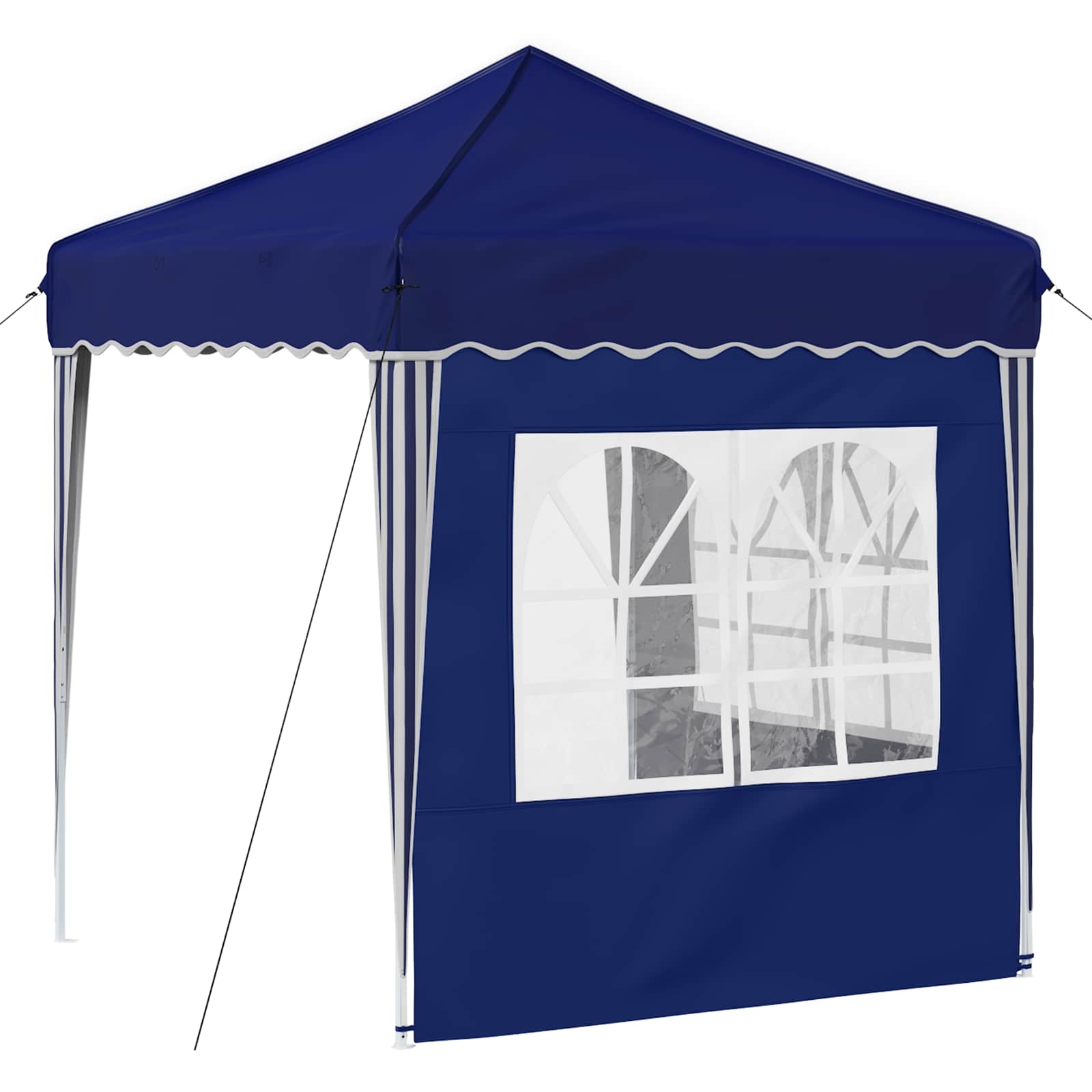 Pop-up Party Tent Blue 195 x 195 x 245 cm