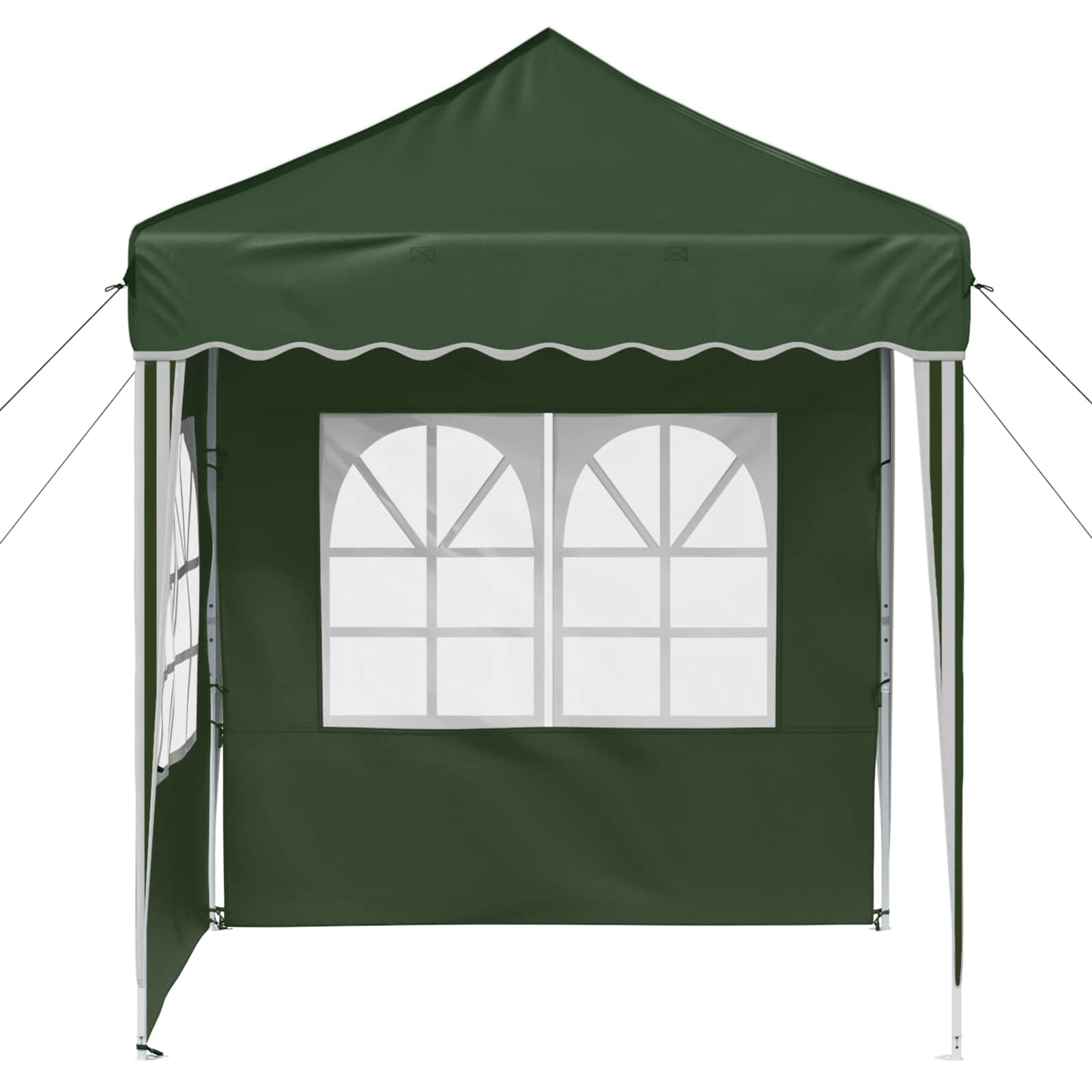 Pop-up Party Tent Green 195 x 195 x 245 cm
