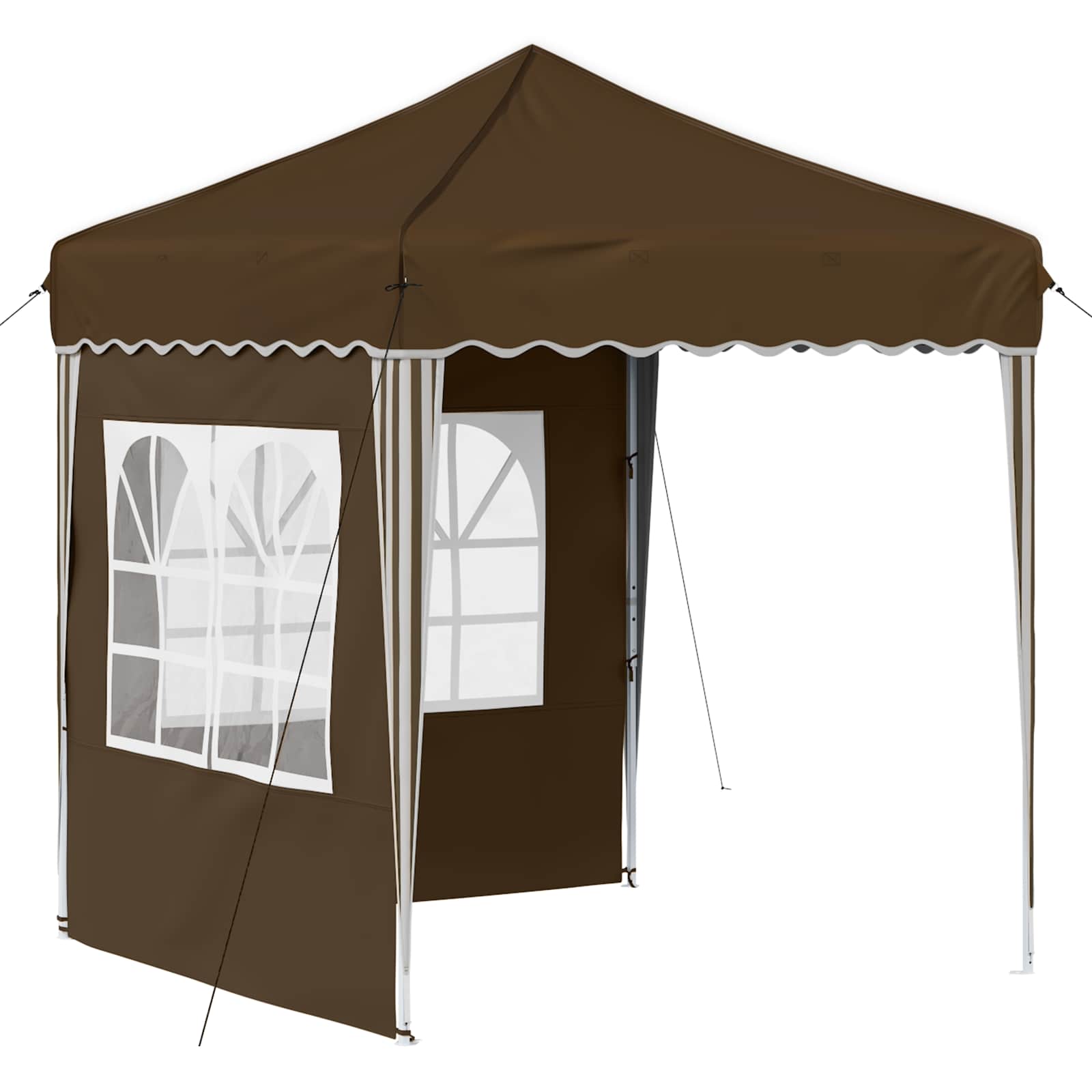 Pop-up Party Tent Taupe 195 x 195 x 245 cm
