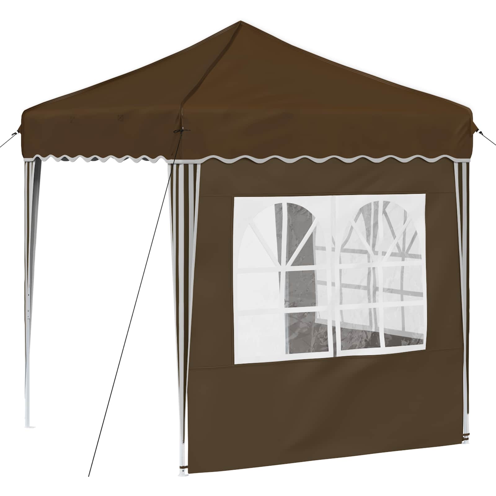 Pop-up Party Tent Taupe 195 x 195 x 245 cm