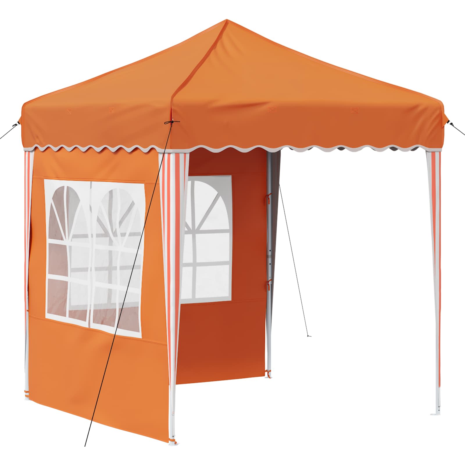 Pop-up šventinis palapinė Oranžinė 195 x 195 x 245 cm