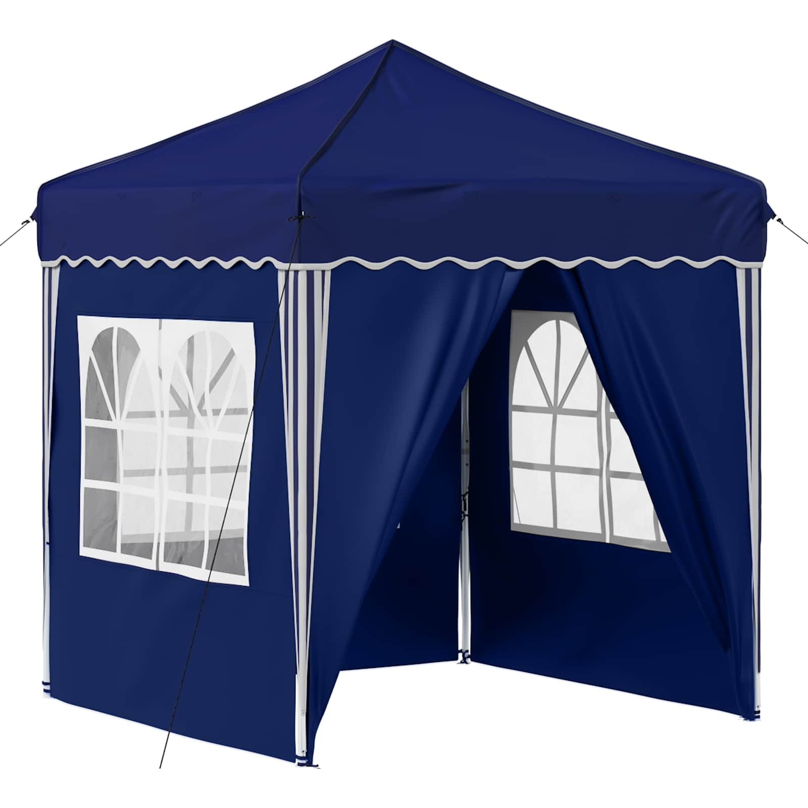 Pop-up Party Tent Blue 195 x 195 x 245 cm