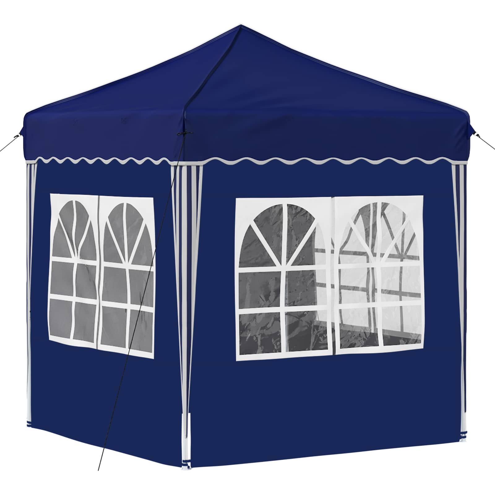 Pop-up Party Tent Blue 195 x 195 x 245 cm