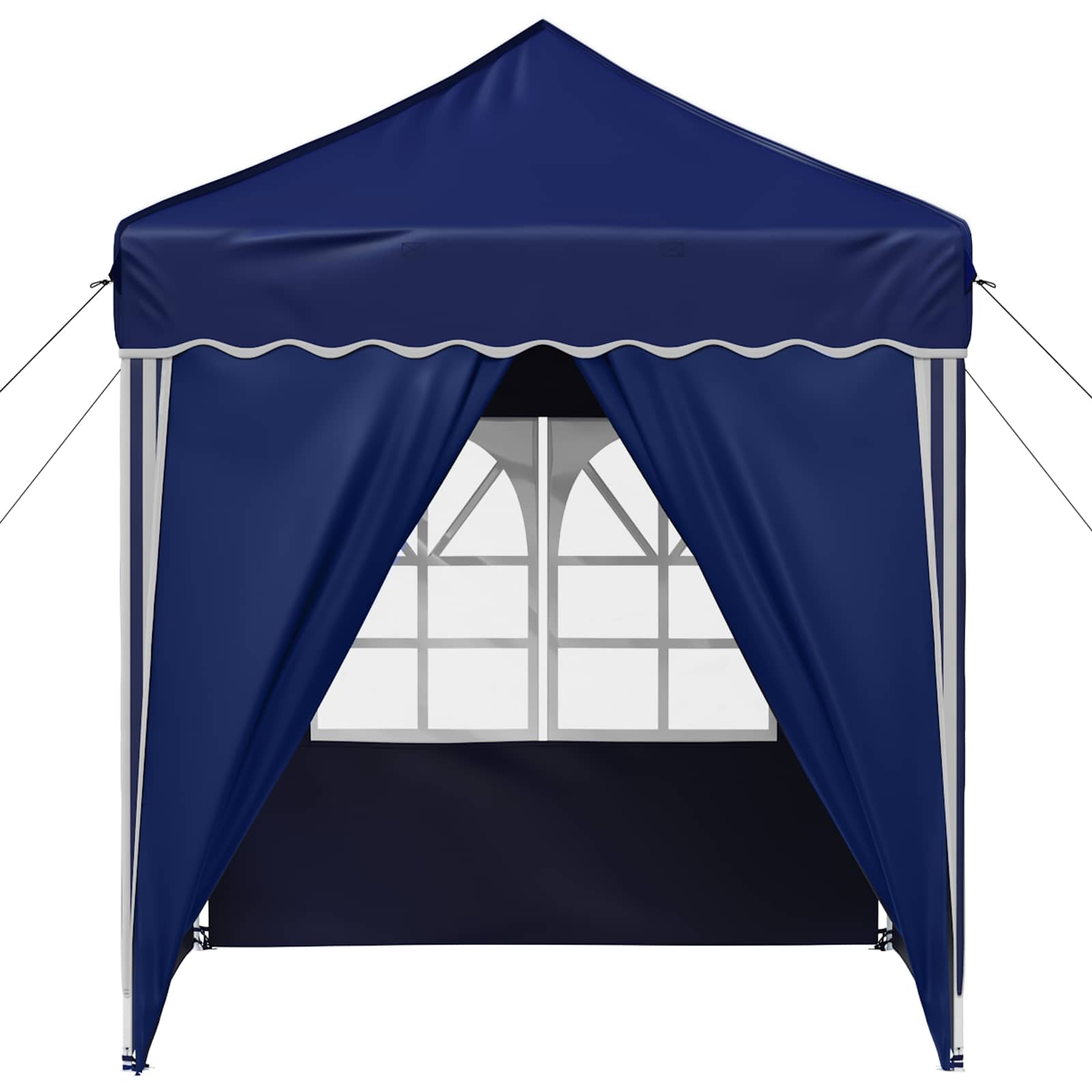 Pop-up Party Tent Blue 195 x 195 x 245 cm