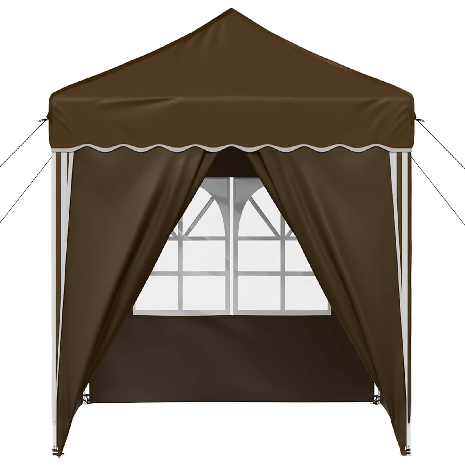 Pop-up šventinis palapinė Taupe 195 x 195 x 245 cm