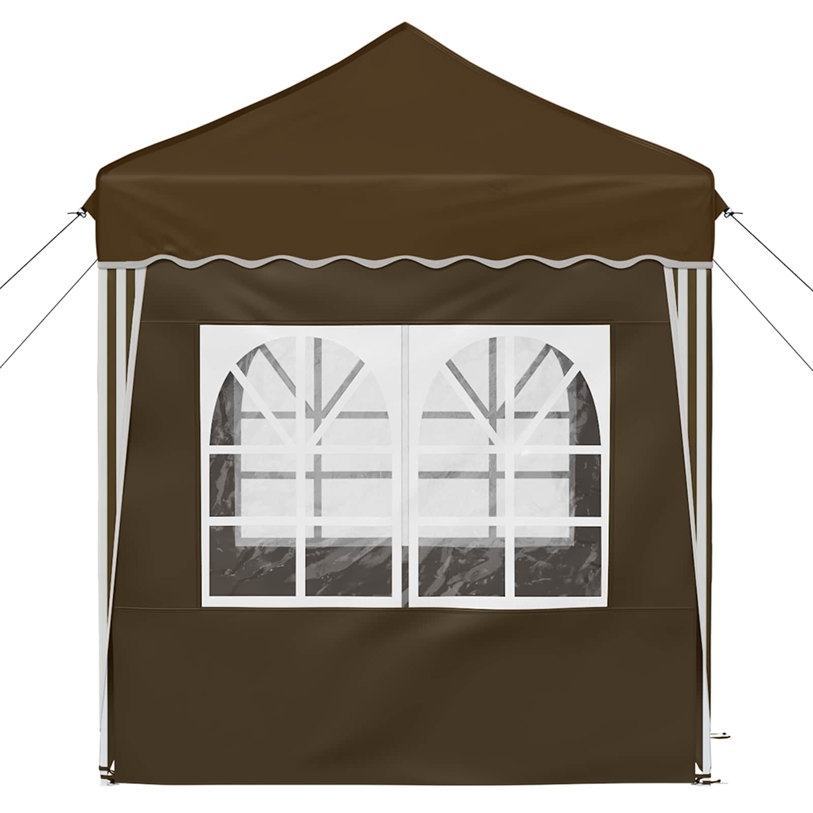 Pop-up šventinis palapinė Taupe 195 x 195 x 245 cm