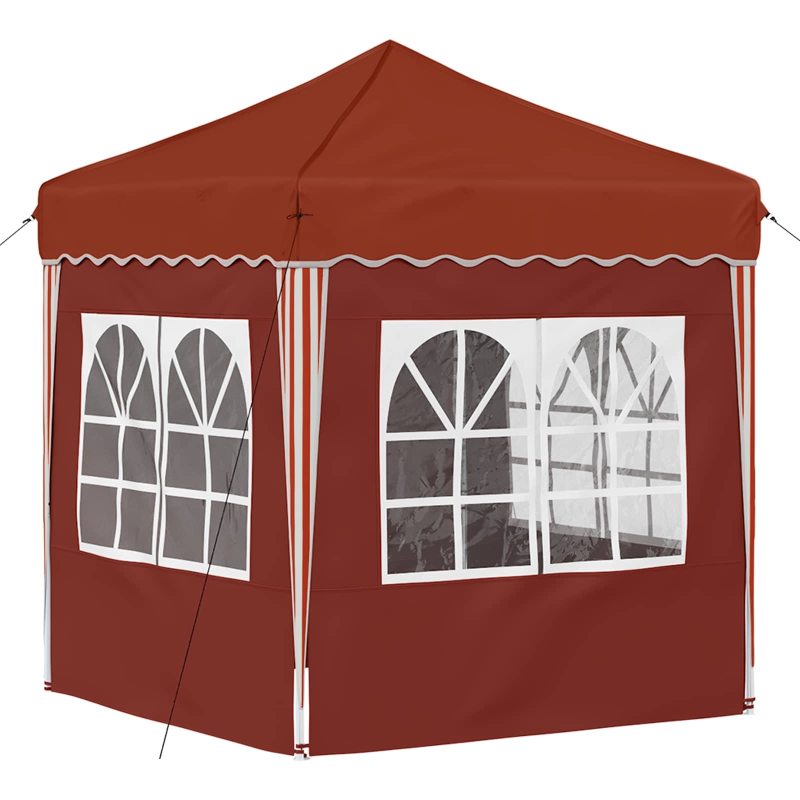 Pop-up šventinis palapinė Terakotos 195 x 195 x 245 cm
