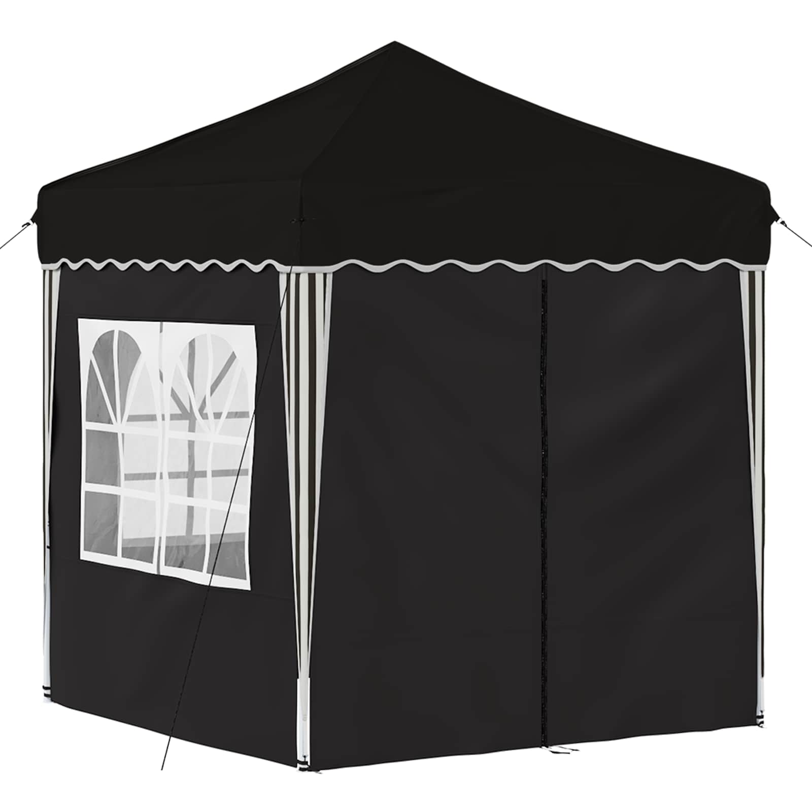 Pop-up party tent Black 195 x 195 x 245 cm
