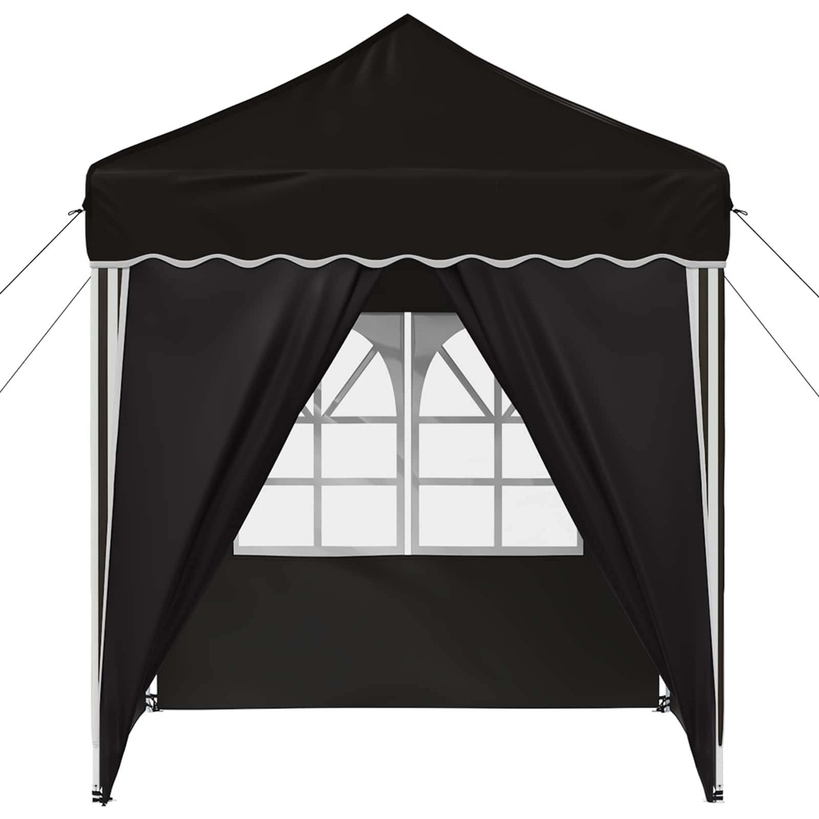 Pop-up party tent Black 195 x 195 x 245 cm
