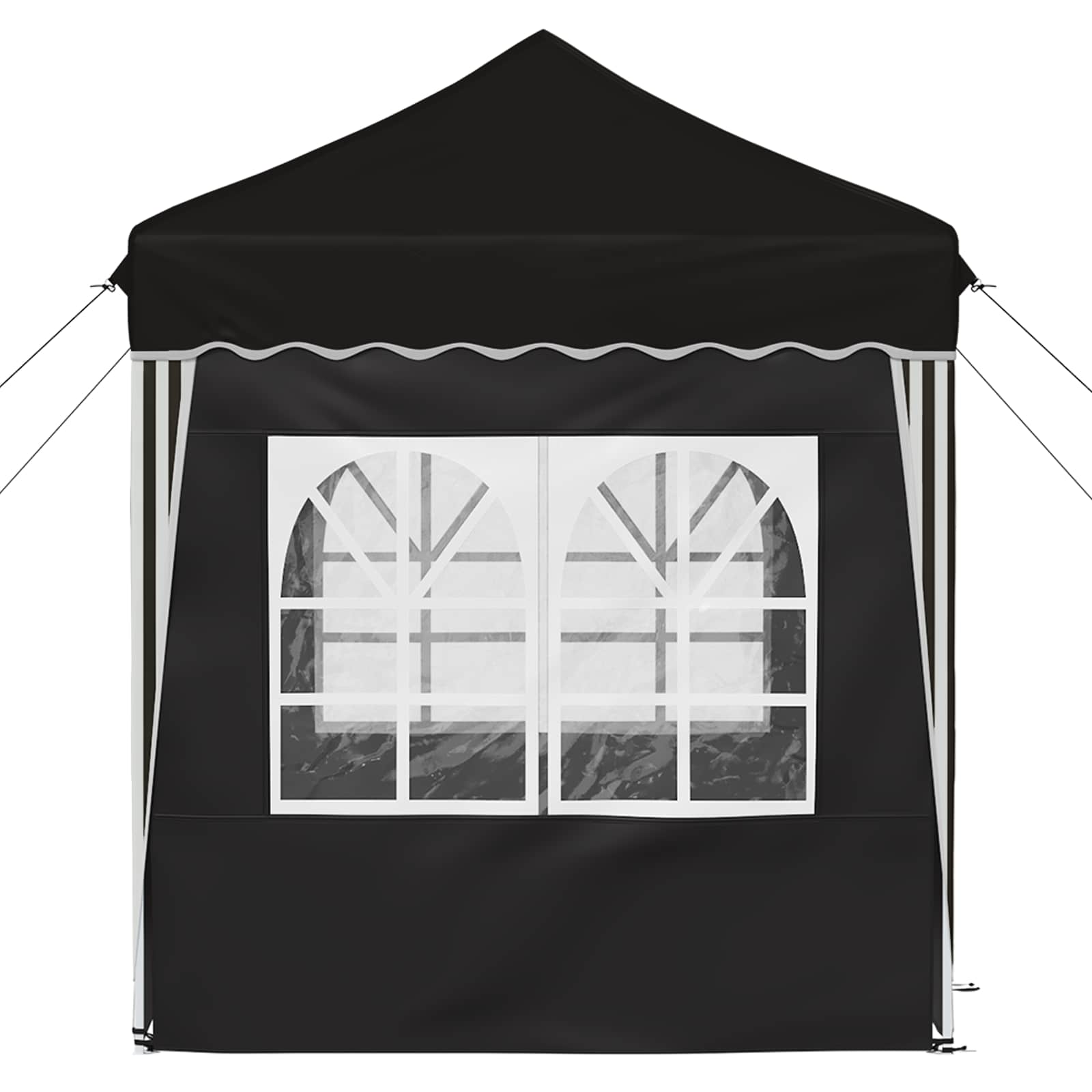 Pop-up party tent Black 195 x 195 x 245 cm
