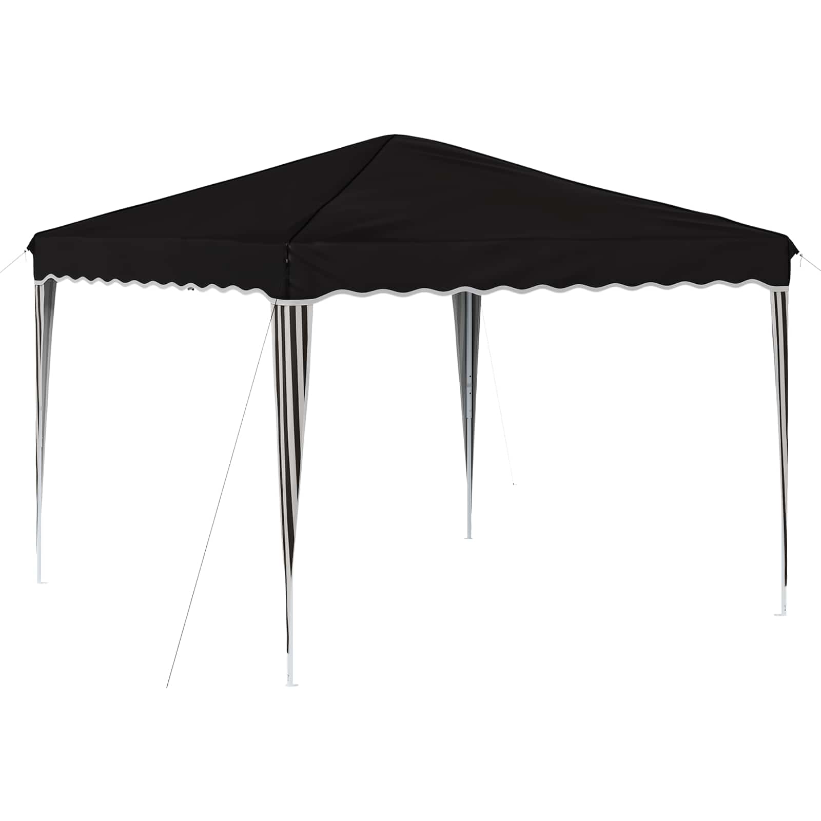 Pop-up šventinis palapinė Juoda 288 x 288 x 245 cm