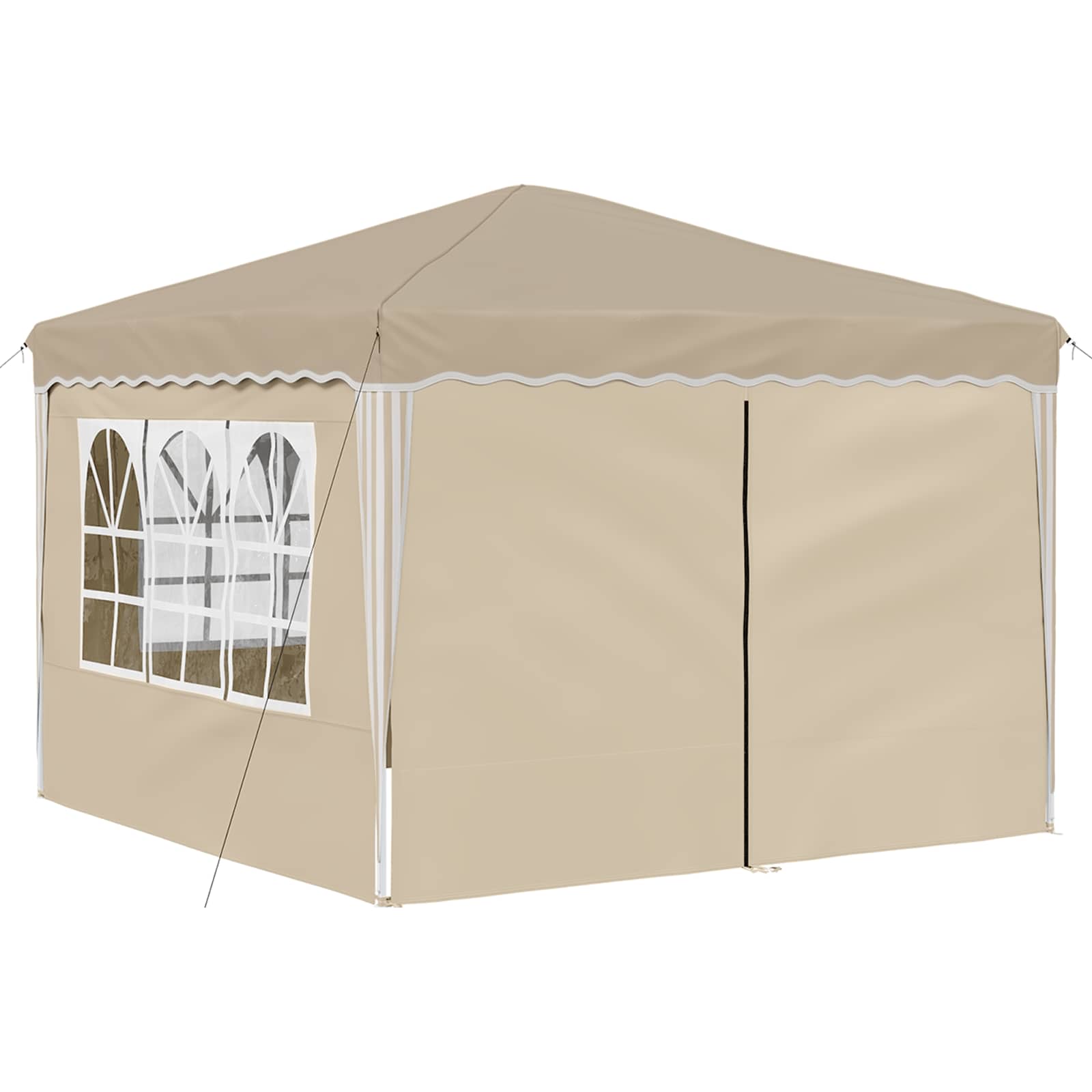 Pop-up Party Tent Cream 288 x 288 x 245 cm