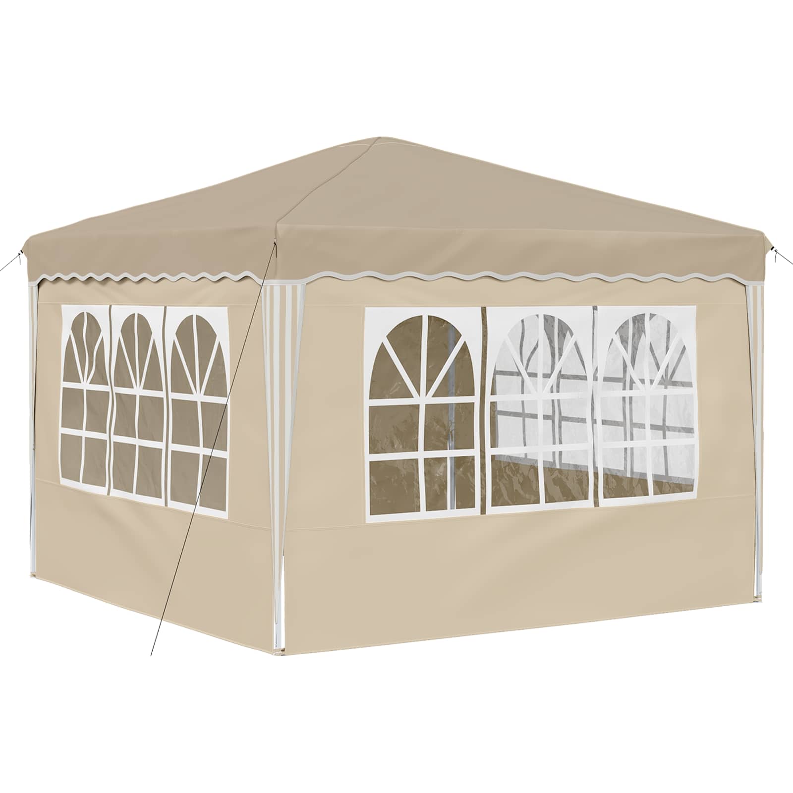 Pop-up Party Tent Cream 288 x 288 x 245 cm