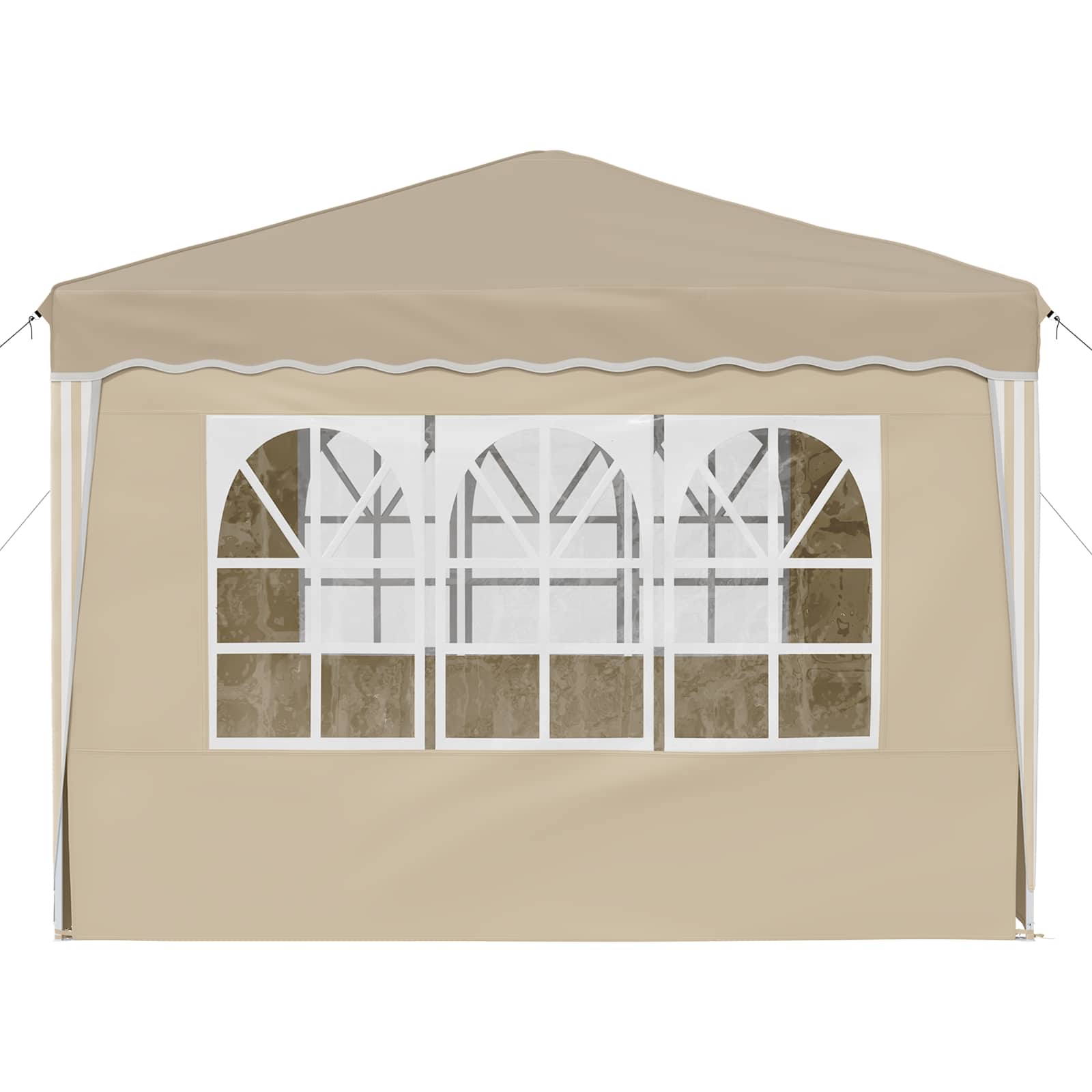 Pop-up Party Tent Cream 288 x 288 x 245 cm