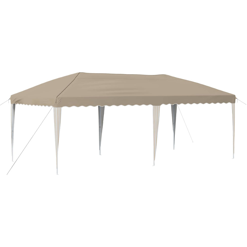 Pop-up šventinis palapinė 575 x 290 x 245 cm Kreminė
