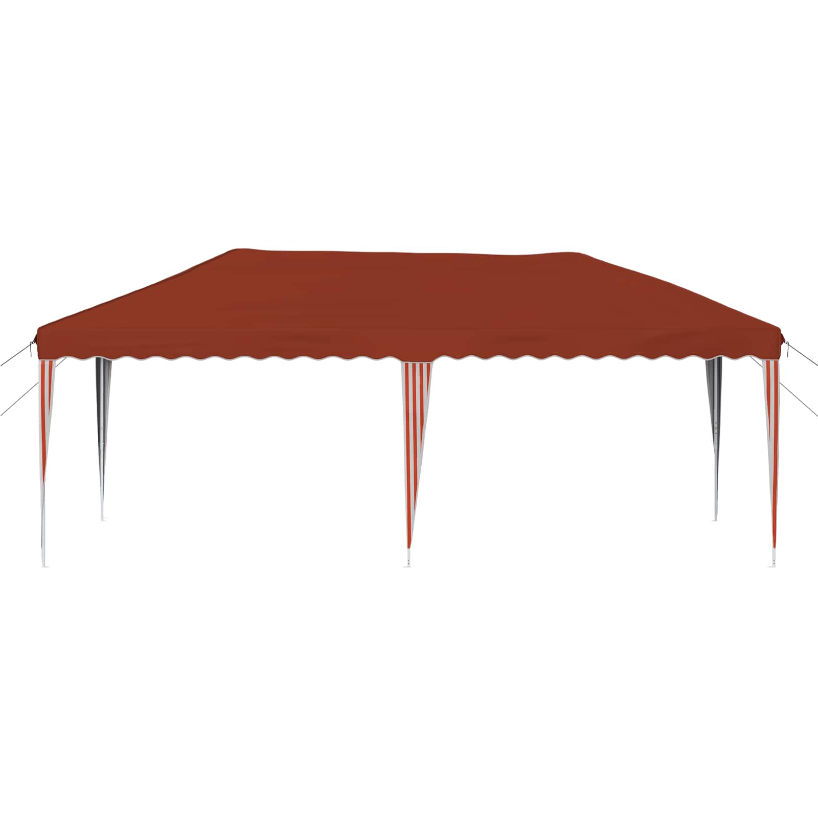 Saliekamā svētku telts 575 x 290 x 245 cm Terakota
