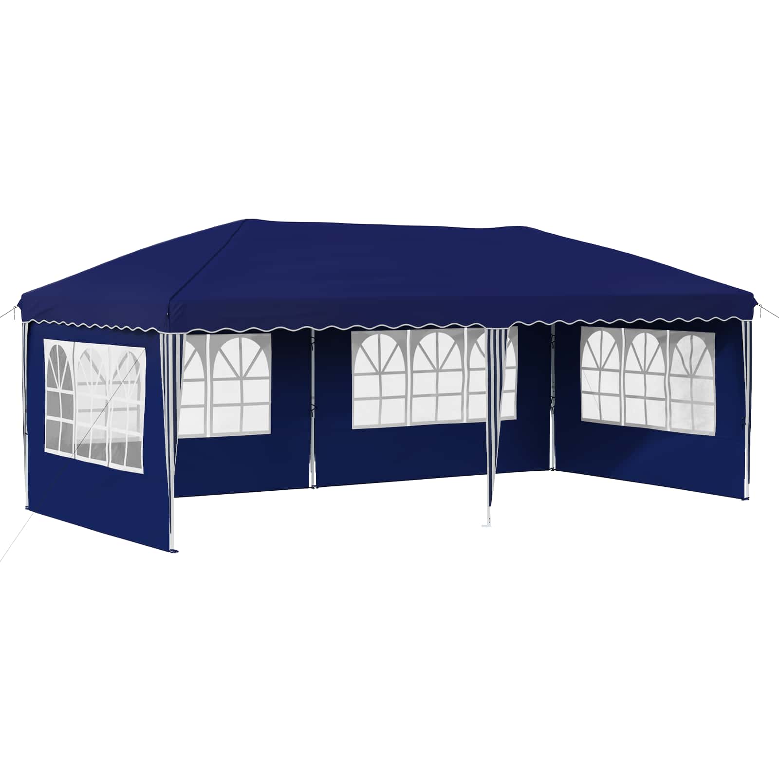Pop-up šventinis palapinė 575 x 289 x 245 cm Mėlyna