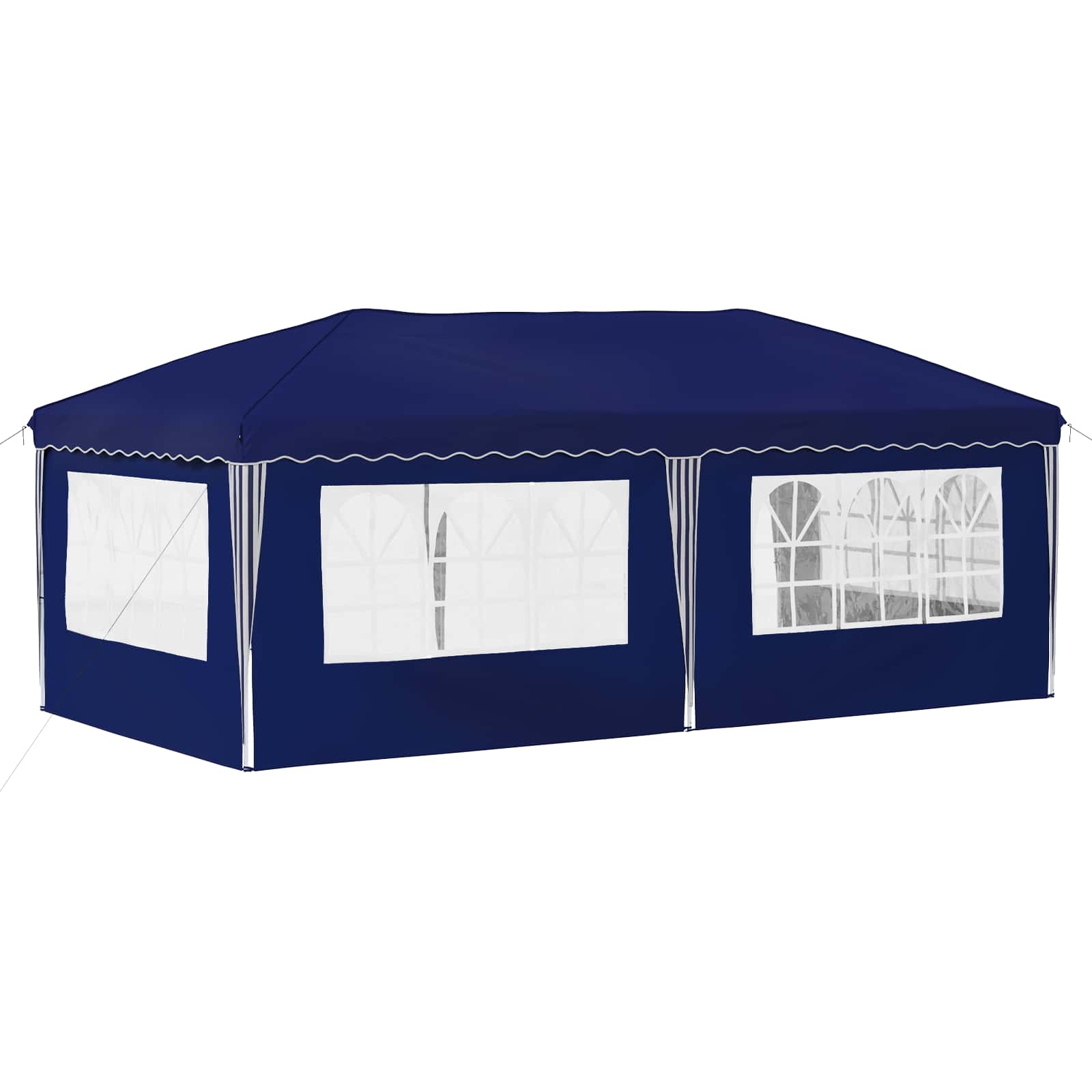 Pop-up šventinis palapinė 575 x 289 x 245 cm Mėlyna