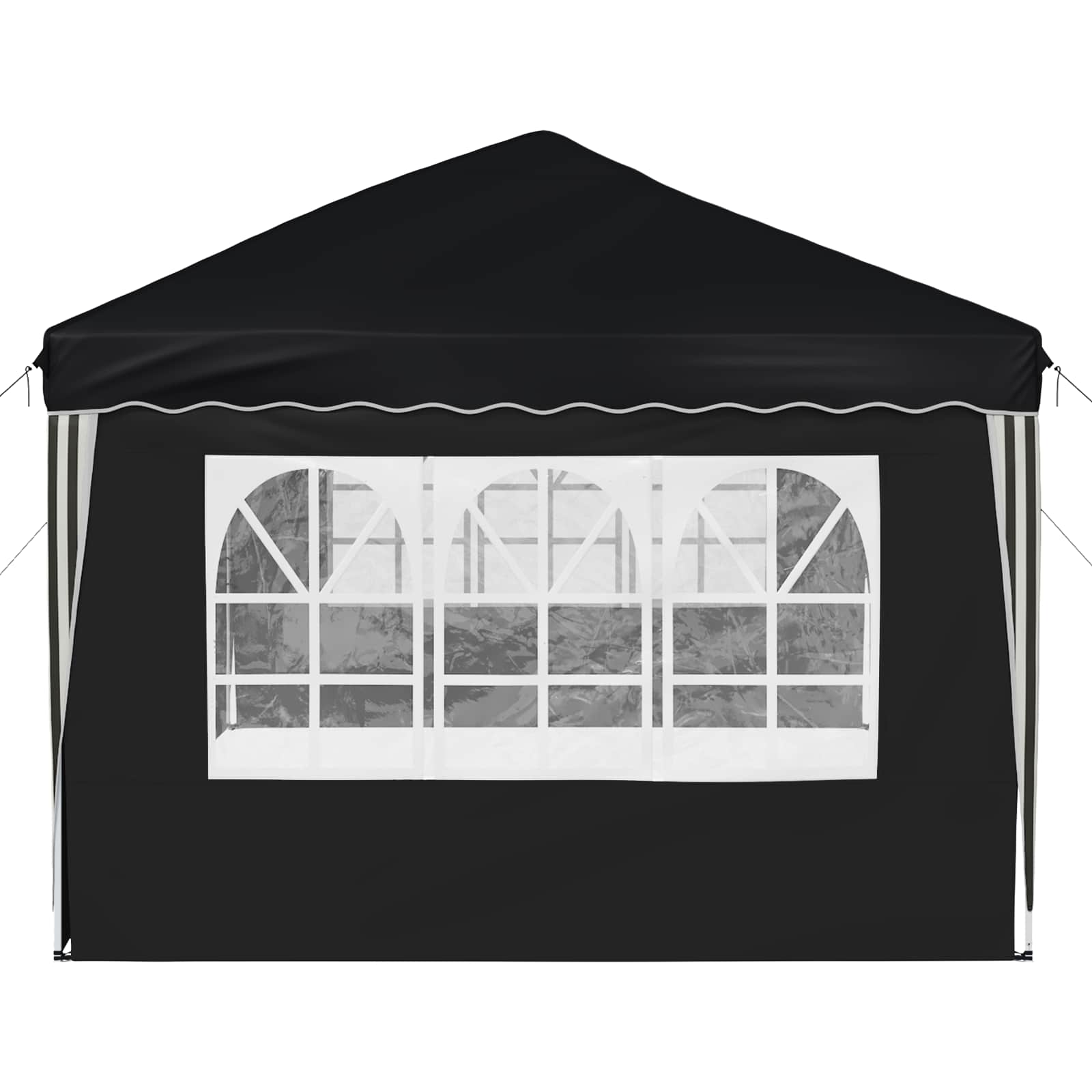 Pop-up ballīšu telts 575 x 289 x 245 cm antracīta krāsā