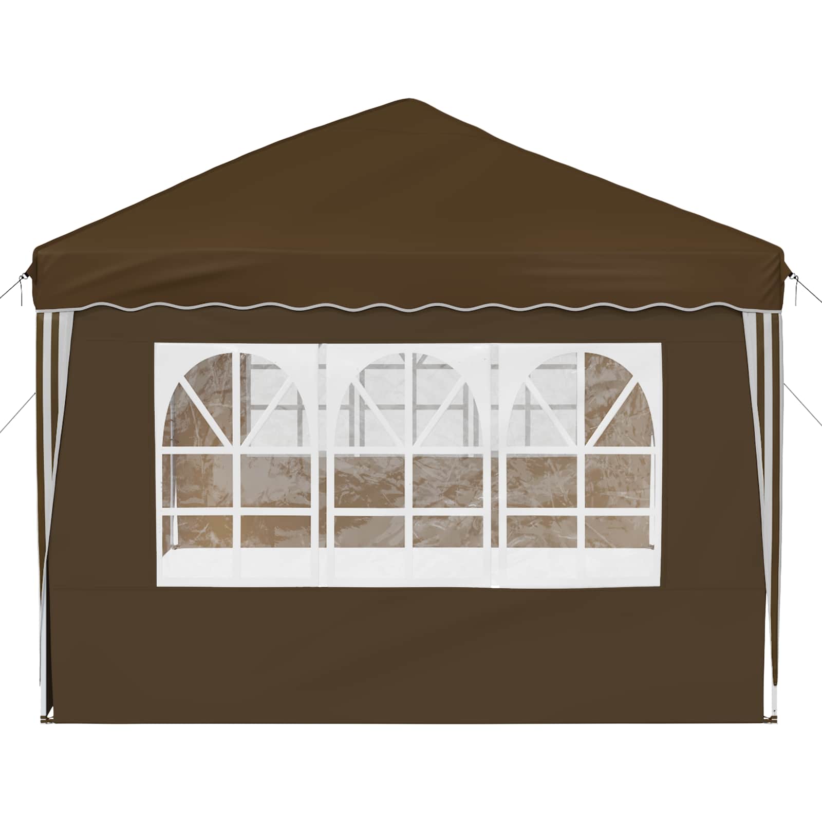 Pop-up šventinis palapinė 575 x 289 x 245 cm Taupe
