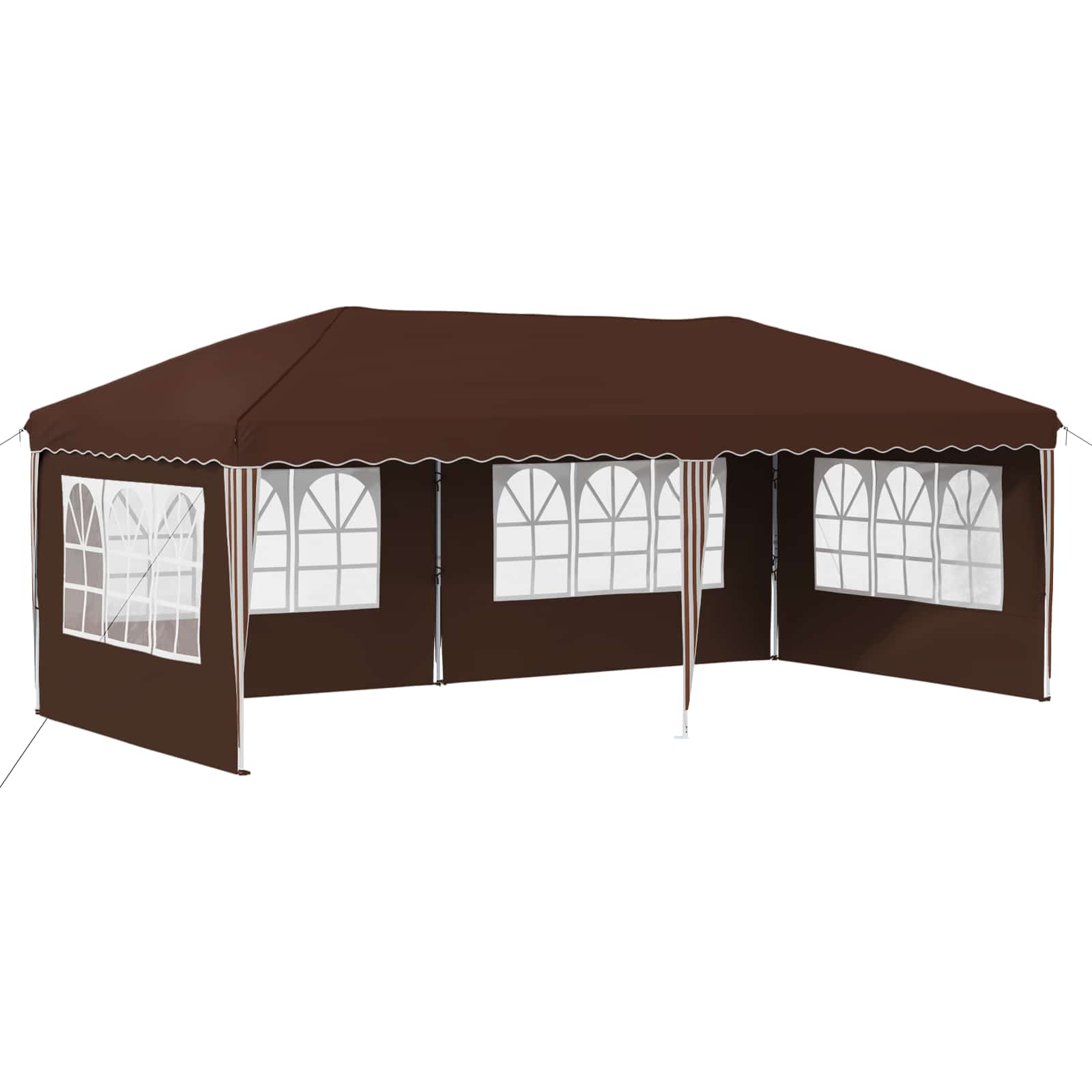 Pop-up šventinis palapinė 575 x 289 x 245 cm Ruda