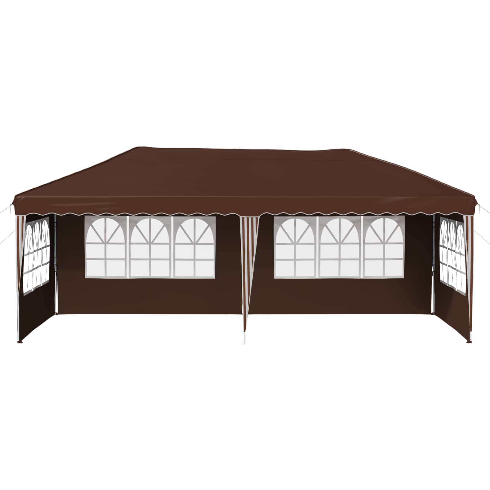 Pop-up šventinis palapinė 575 x 289 x 245 cm Ruda