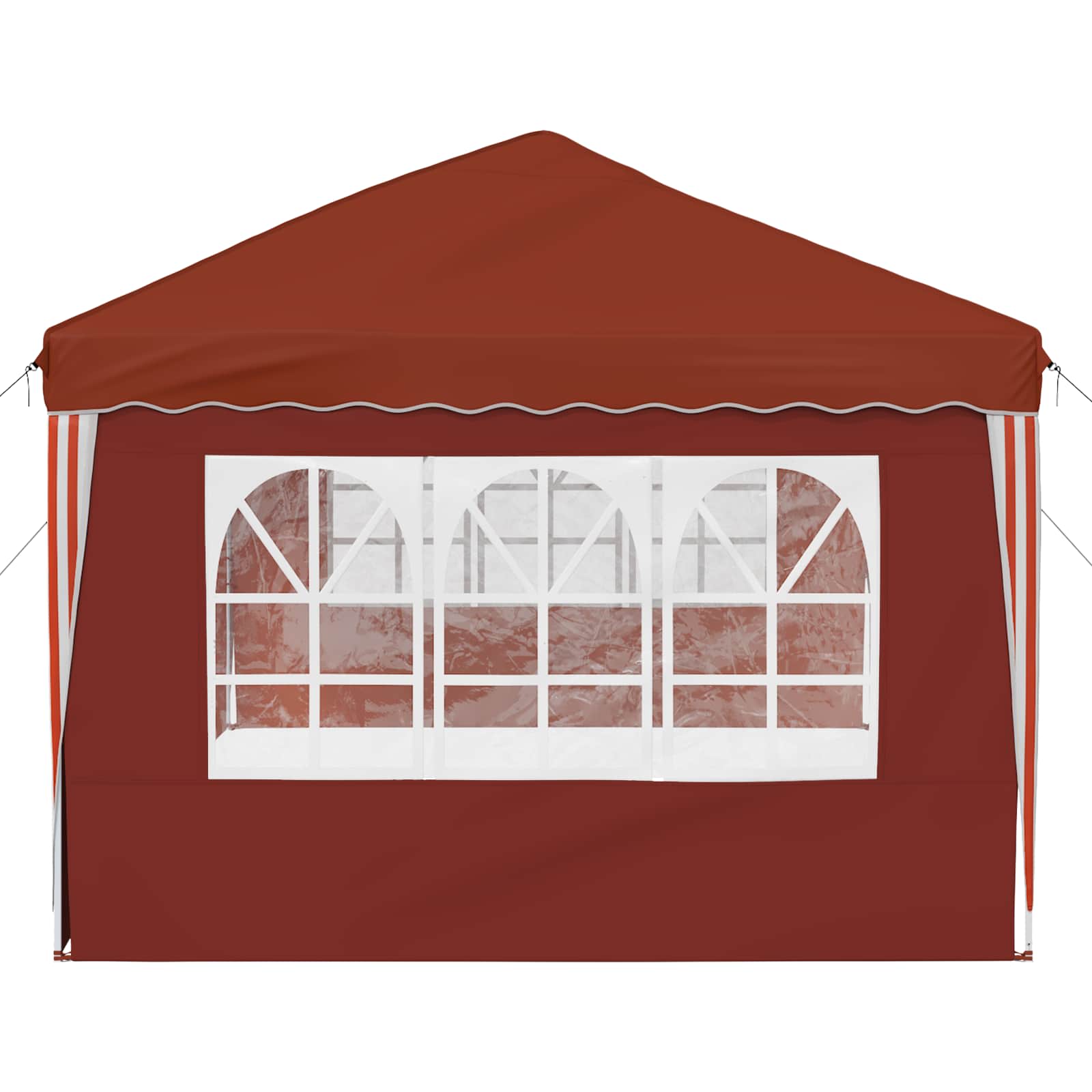 Pop-up šventinis palapinė 575 x 289 x 245 cm Terakotos