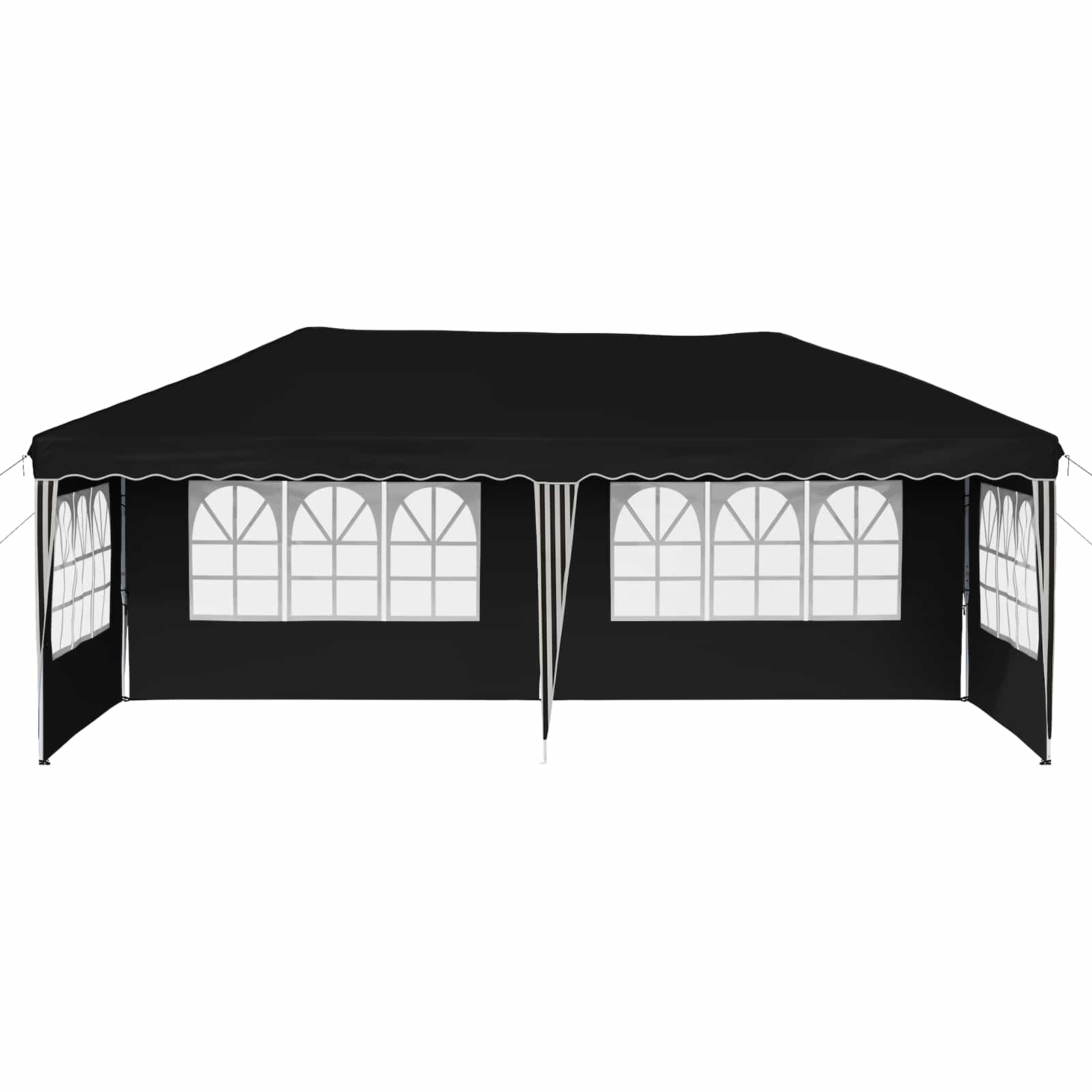 Pop-up šventinis palapinė 575 x 289 x 245 cm Juoda
