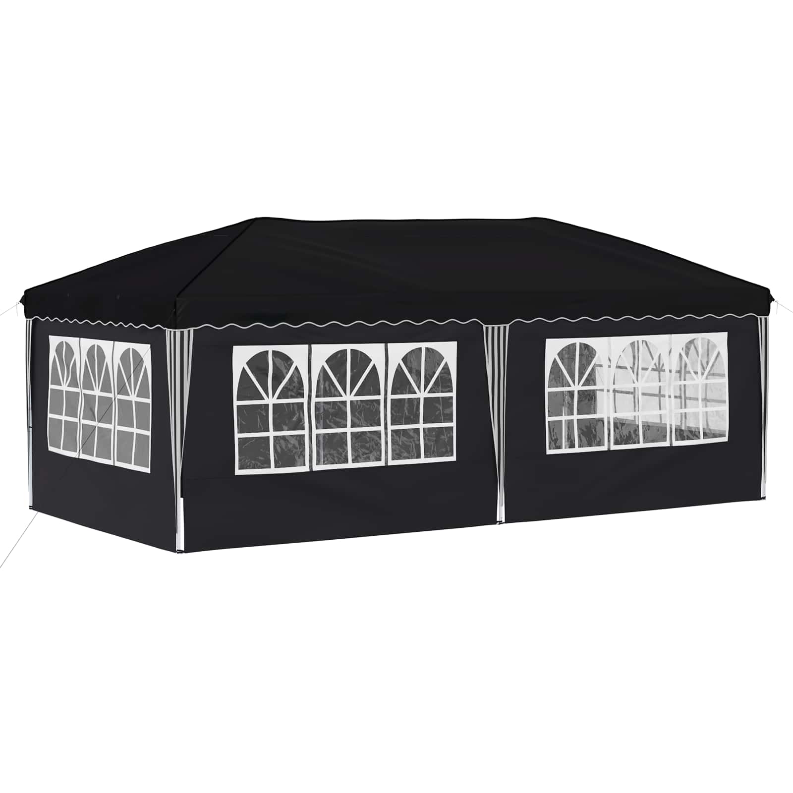 Pop-up šventinis palapinė 575 x 288 x 245 cm Antracito