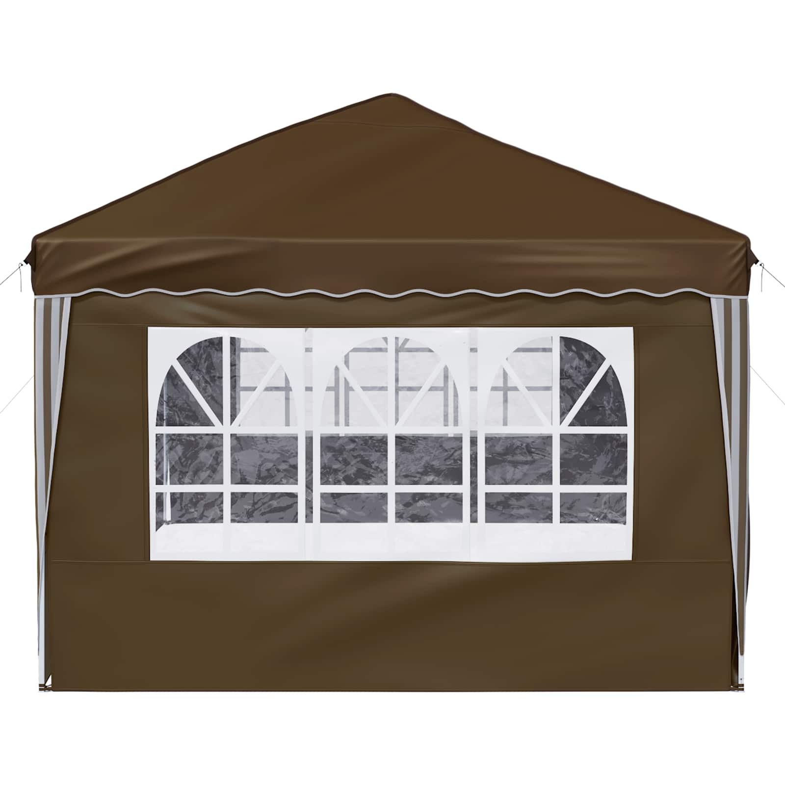 Pop-up šventinis palapinė 575 x 288 x 245 cm Taupe