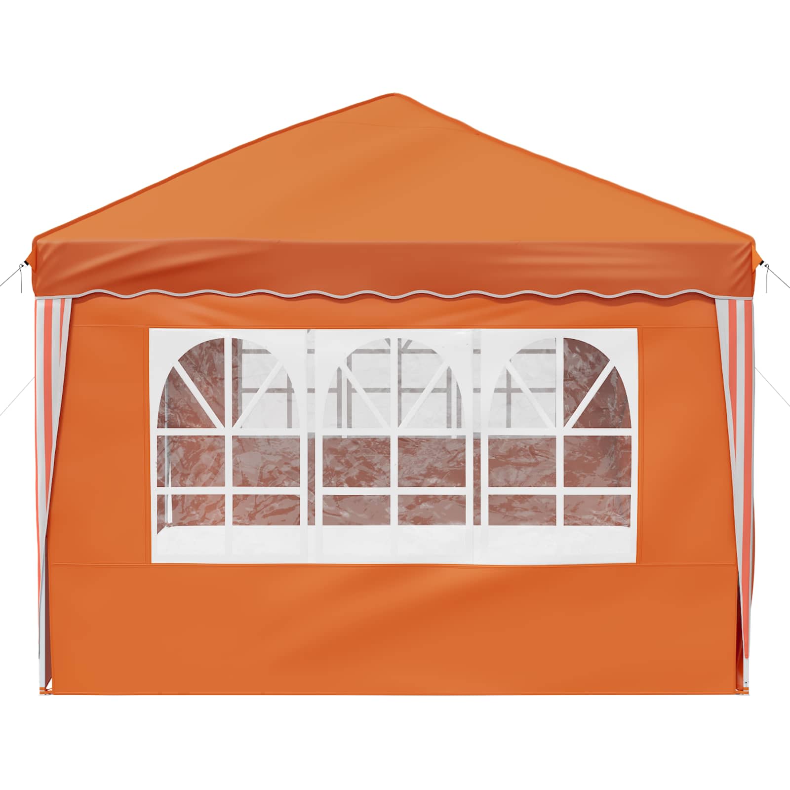 Pop-up šventinis palapinė 575 x 288 x 245 cm Oranžinė