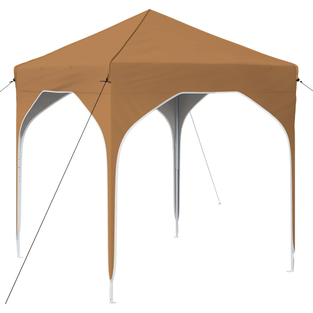 Pop-up šventinis palapinė 194 x 194 x 245 cm Smėlio