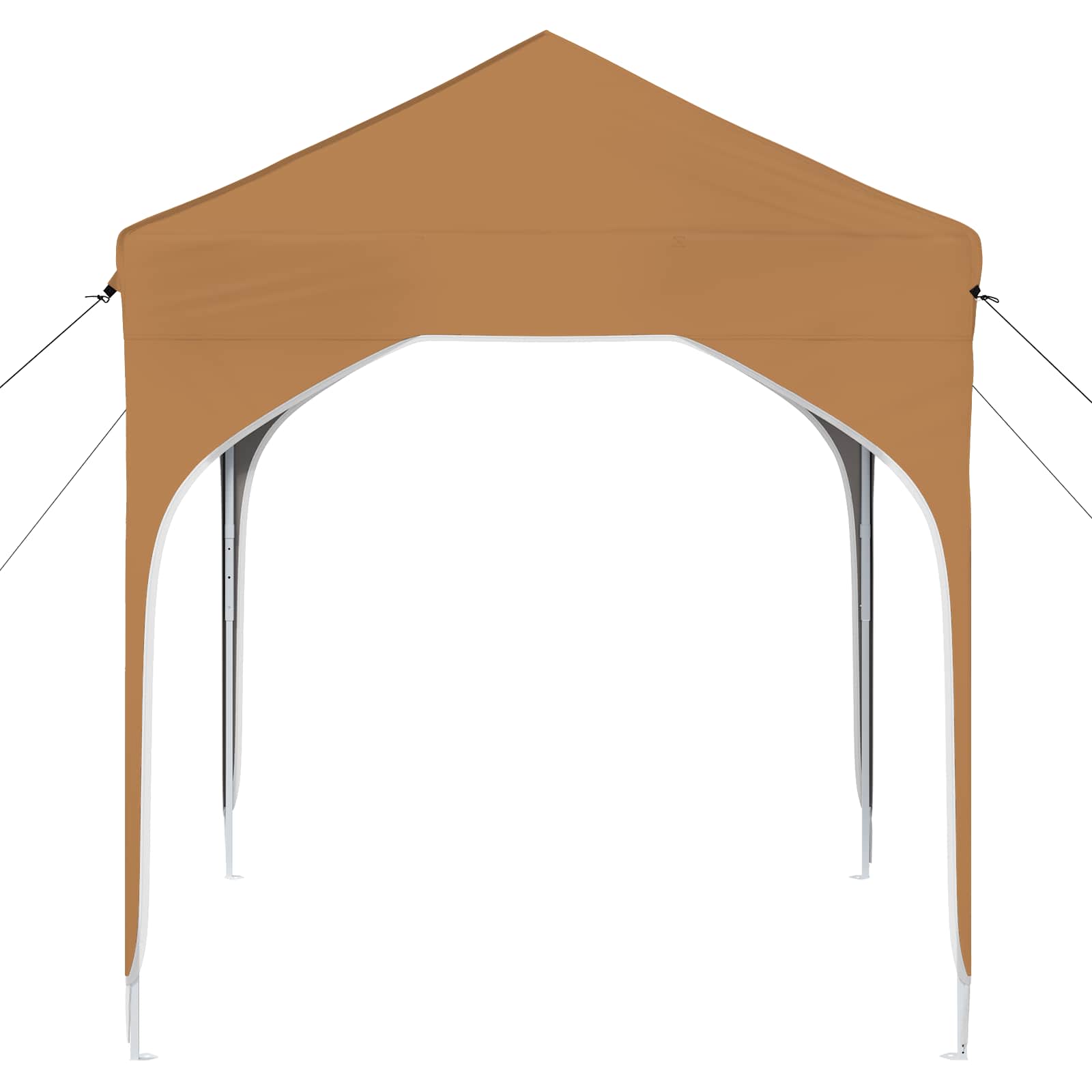 Pop-up svētku telts 194 x 194 x 245 cm Smilšu krāsas