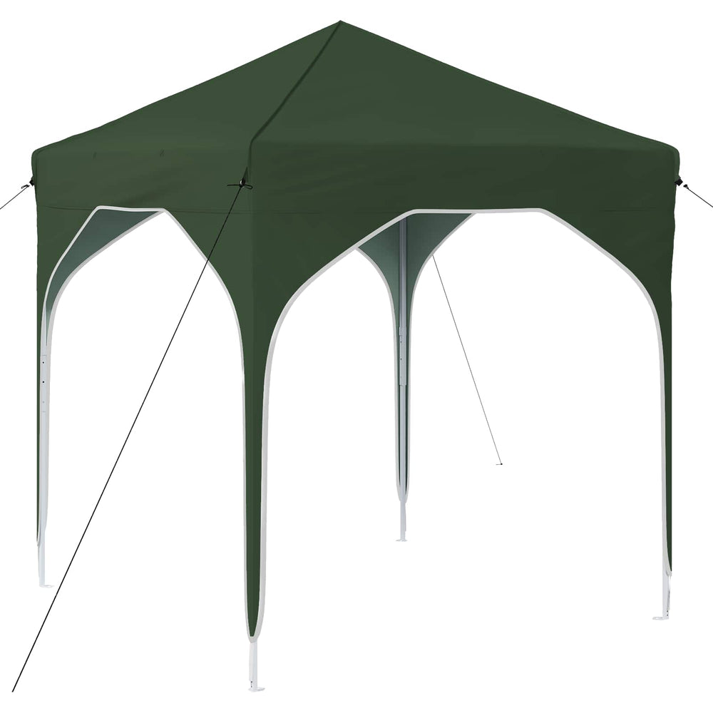 Pop-up šventinis palapinė 194 x 194 x 245 cm Žalia
