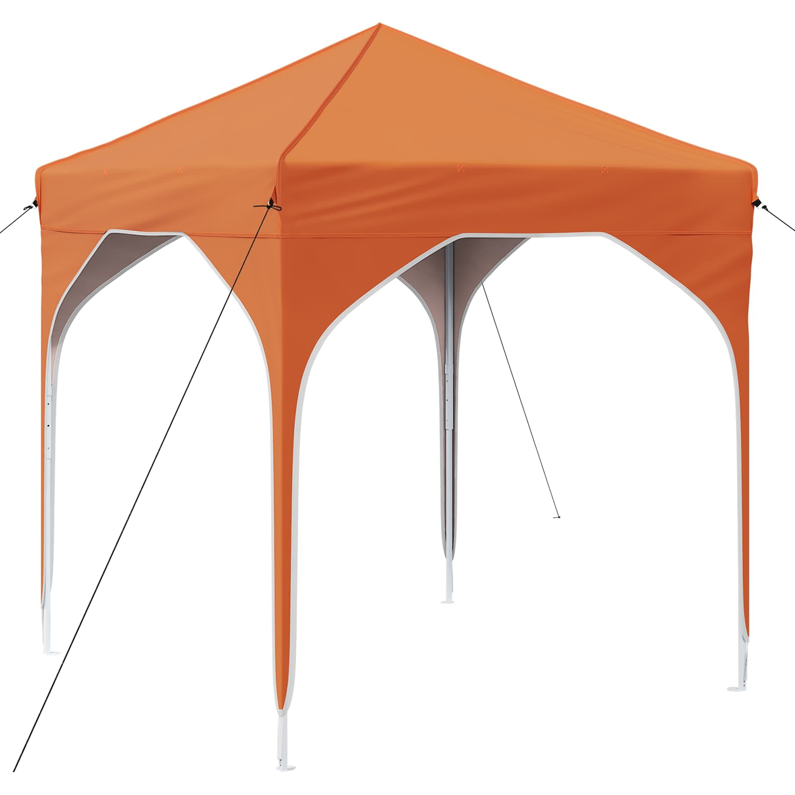 Pop-up šventinis palapinė 194 x 194 x 245 cm Oranžinė