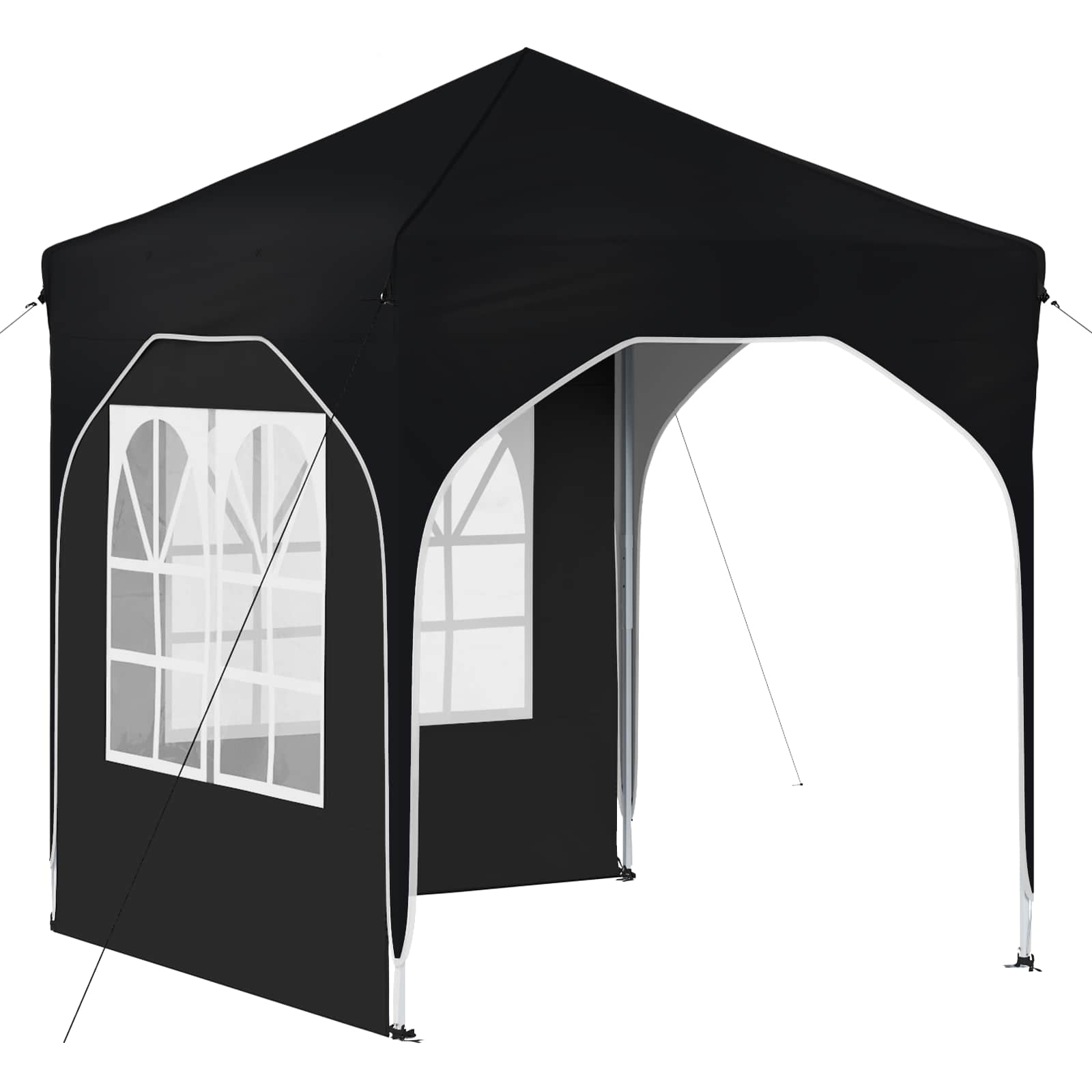 Pop-up svētku telts 192 x 192 x 245 cm Antracīts