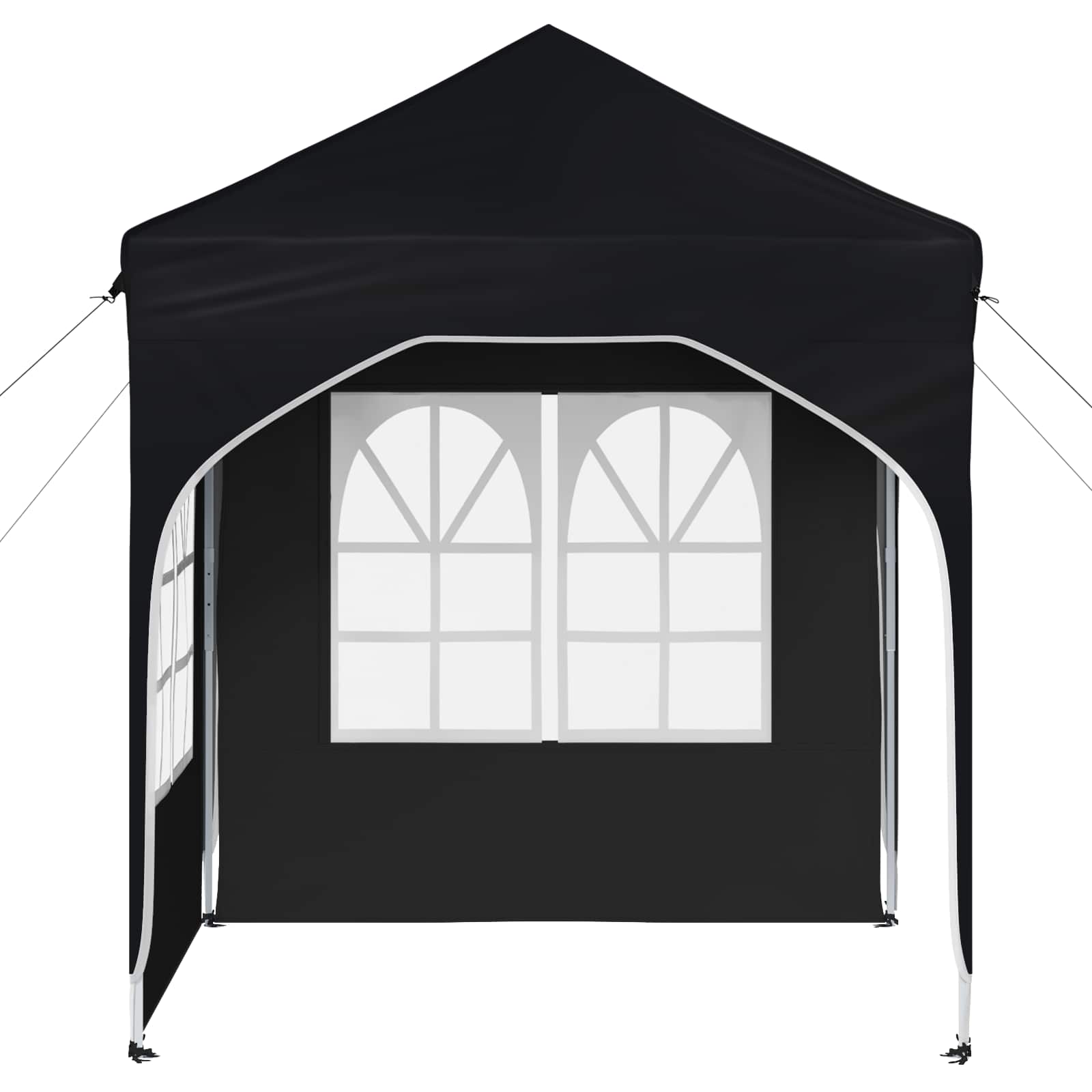 Pop-up svētku telts 192 x 192 x 245 cm Antracīts