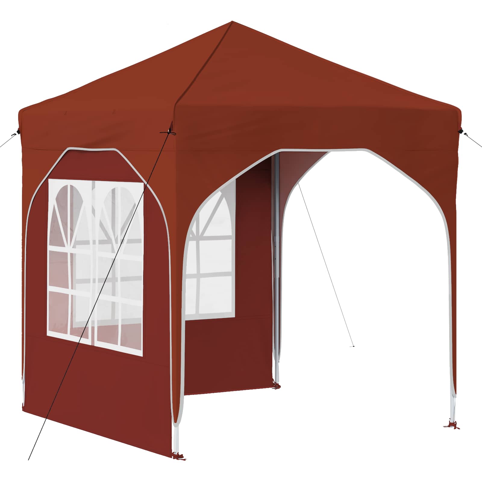 Pop-up teltis svinībām 192 x 192 x 245 cm Terakota