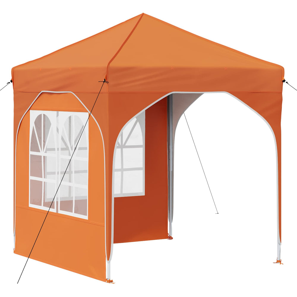 Pop-up šventinis palapinė 192 x 192 x 245 cm Oranžinė