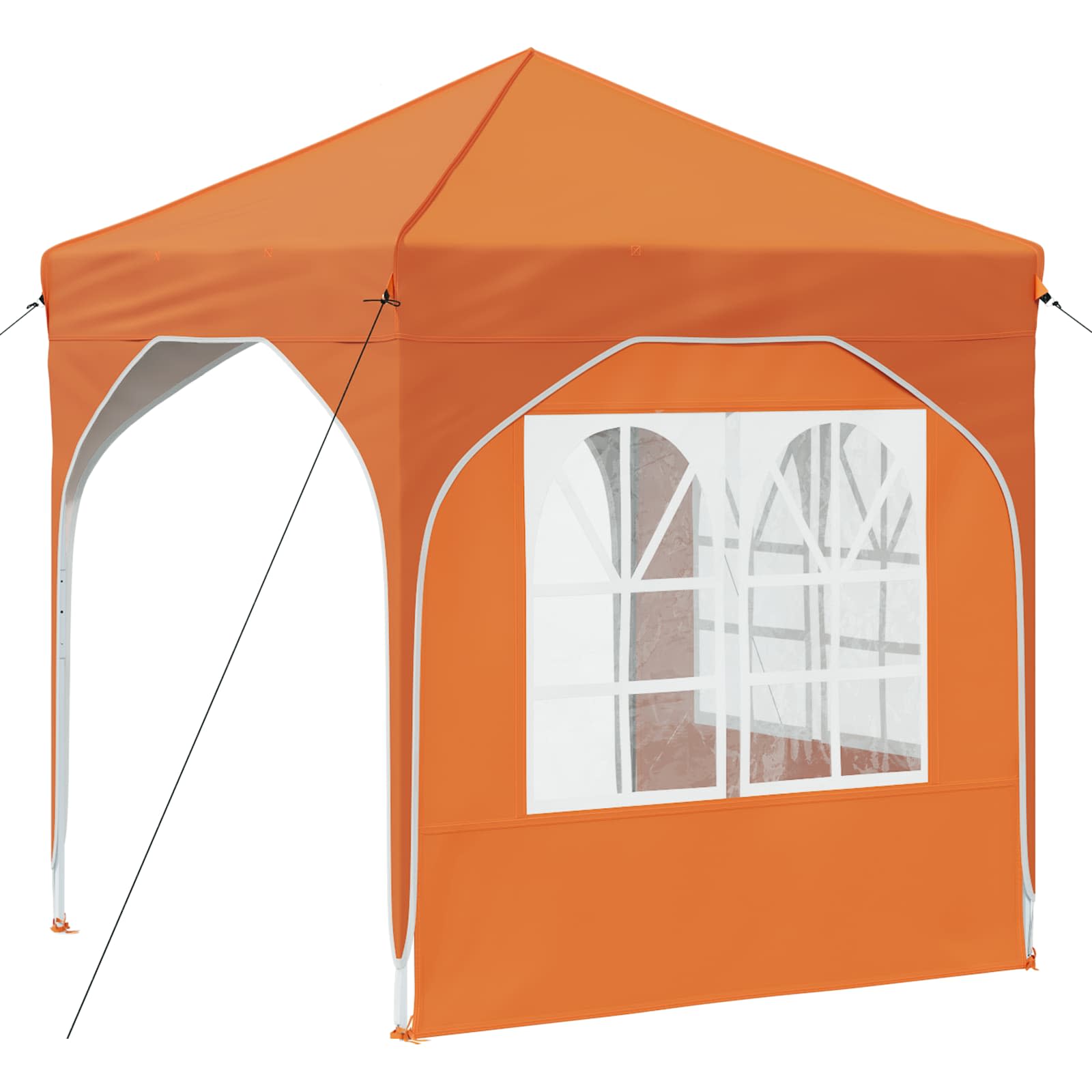 Pop-up šventinis palapinė 192 x 192 x 245 cm Oranžinė