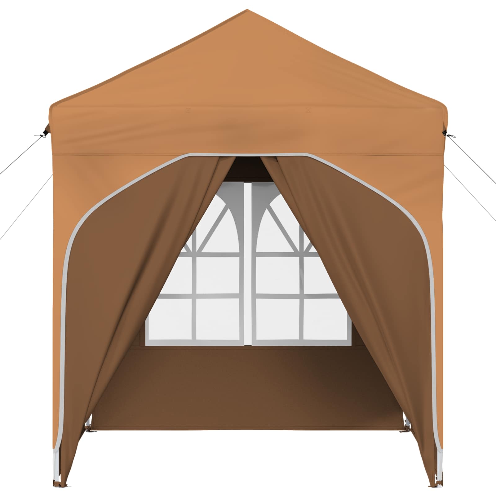 Pop-up svētku telts 192 x 192 x 245 cm Smilškrāsa