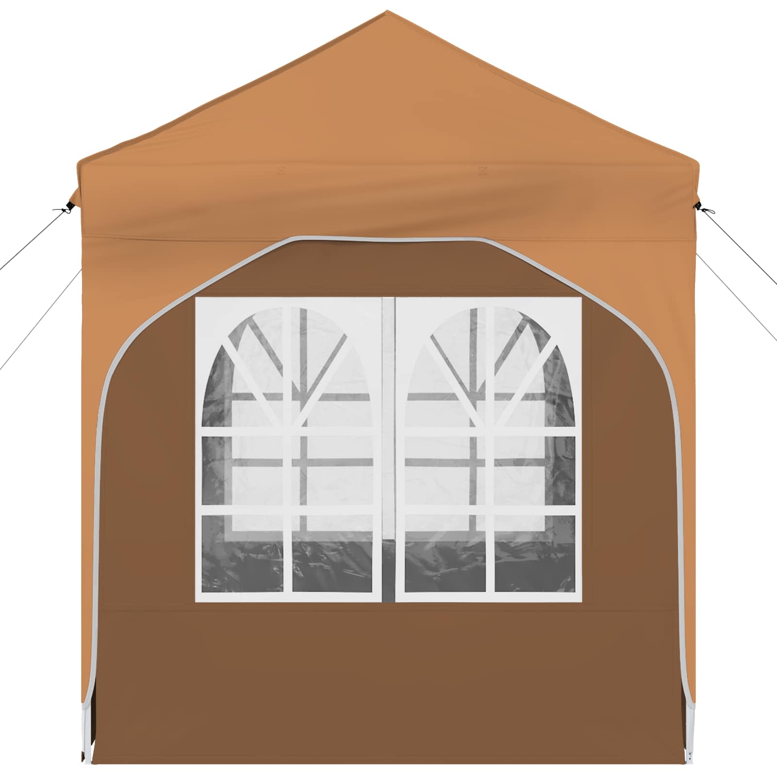 Pop-up svētku telts 192 x 192 x 245 cm Smilškrāsa