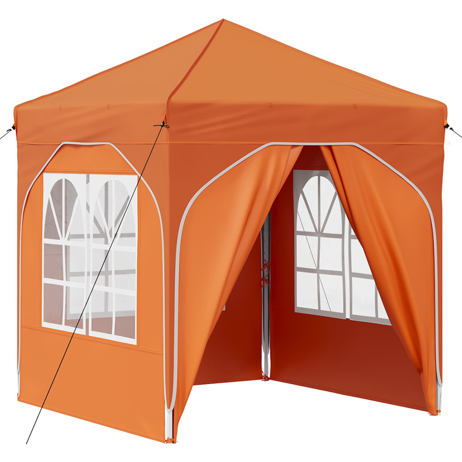 Pop-up ballīšu telts 192 x 192 x 245 cm Oranža