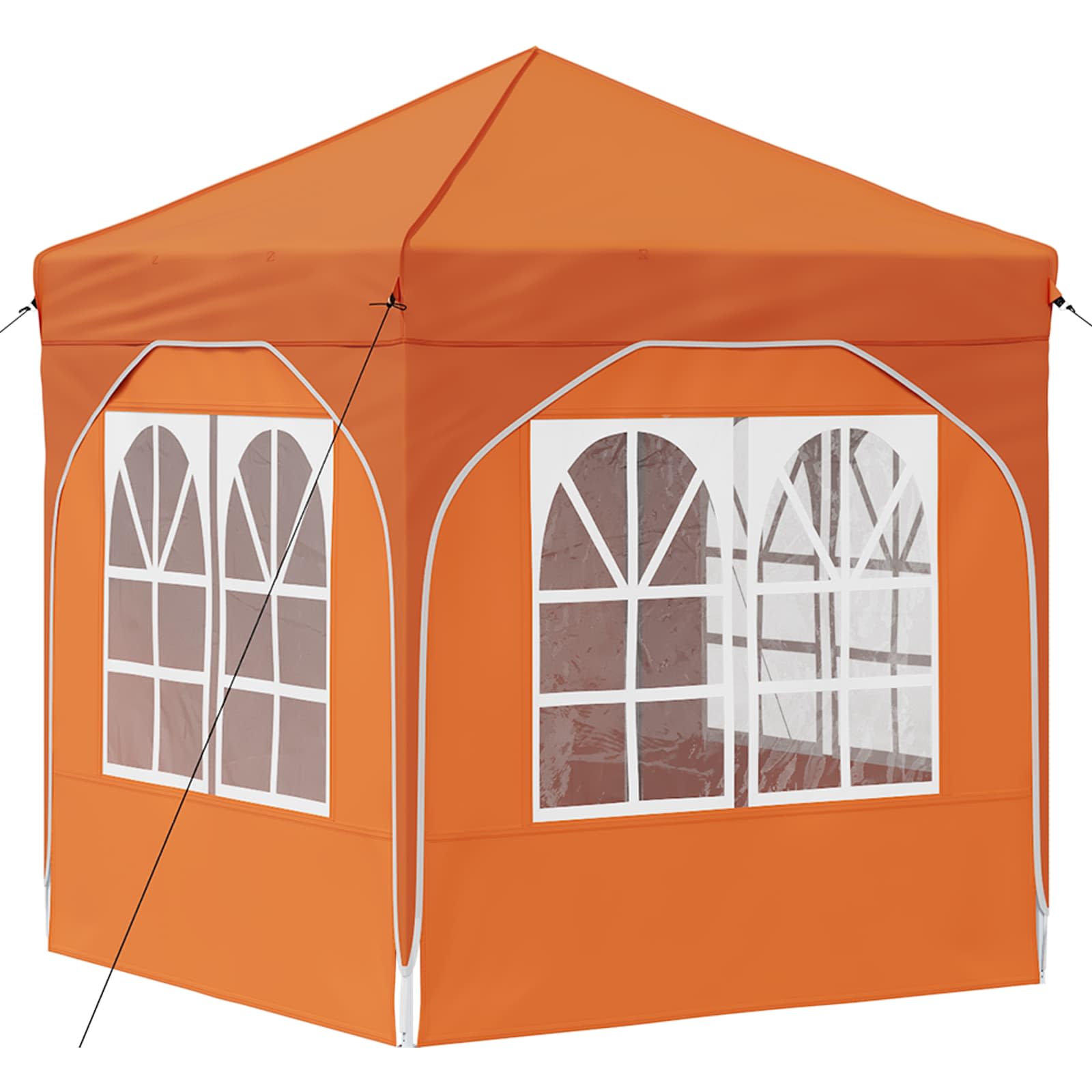 Pop-up ballīšu telts 192 x 192 x 245 cm Oranža