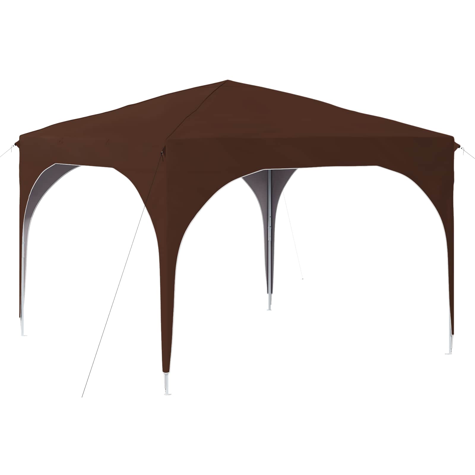 Pop-up šventinis palapinė 290 x 290 x 245 cm Ruda