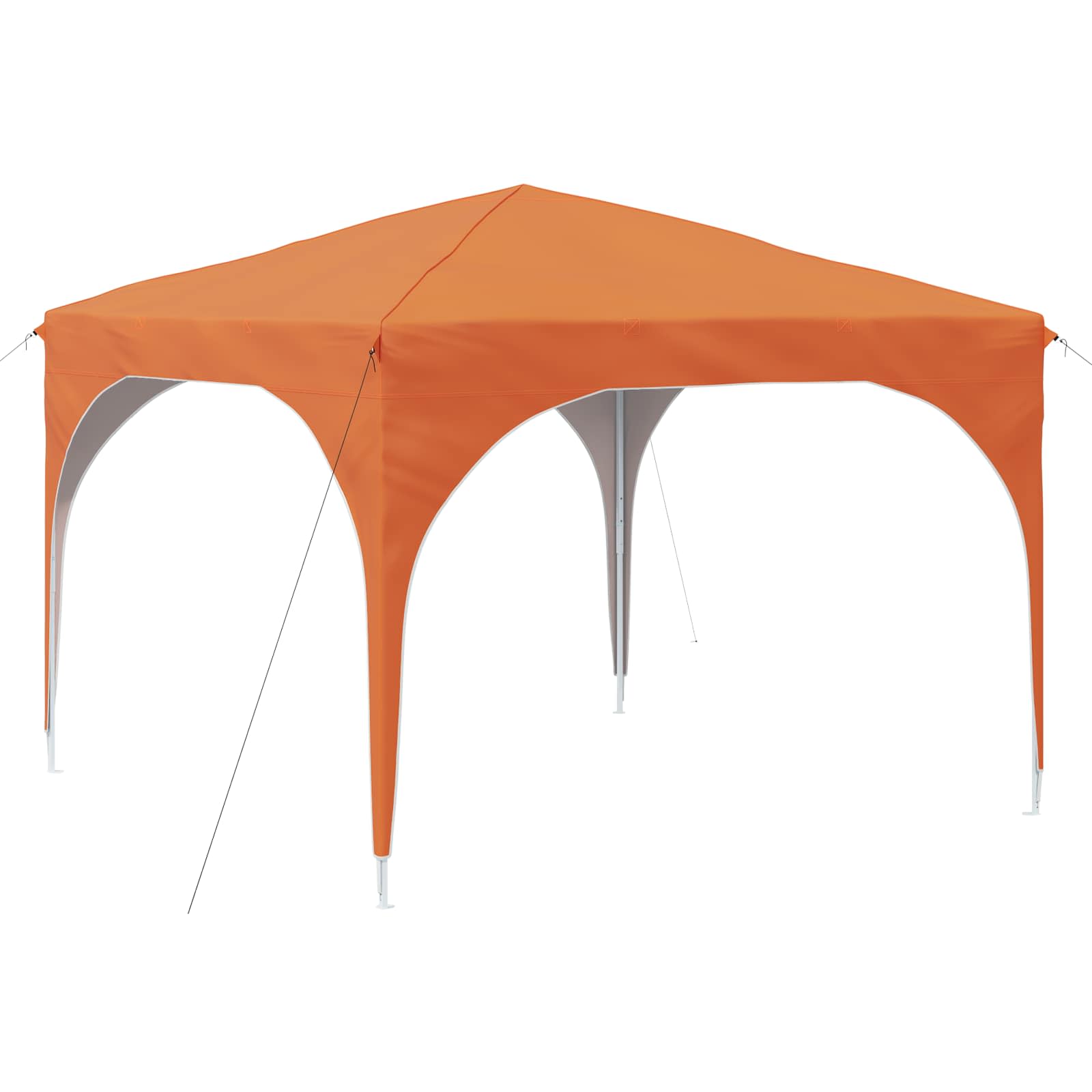 Pop-up šventinis palapinė 290 x 290 x 245 cm Oranžinė