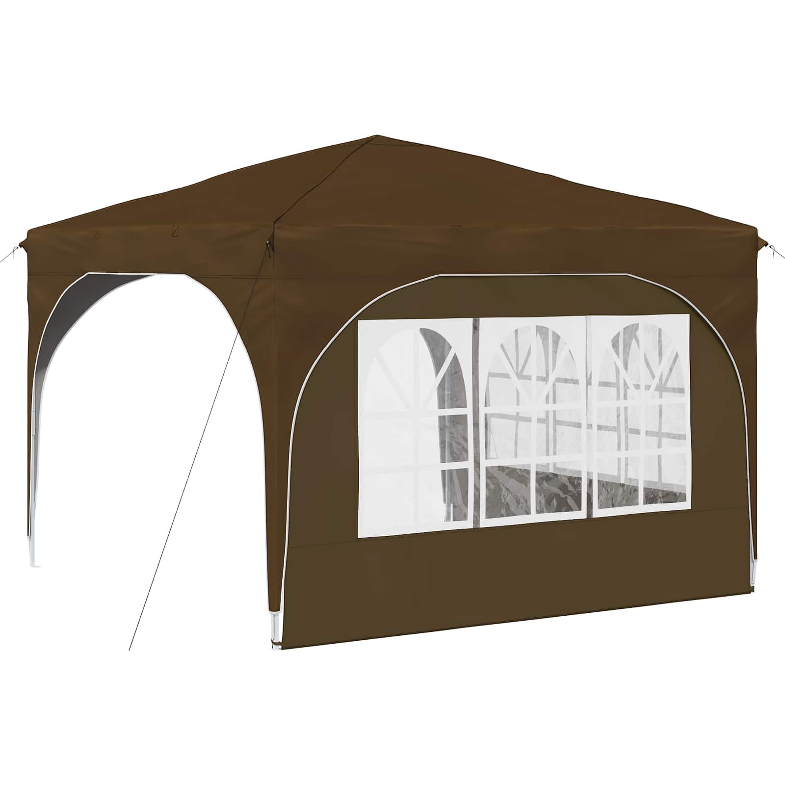 Pop-up ballīšu telts 290 x 290 x 245 cm Taupe
